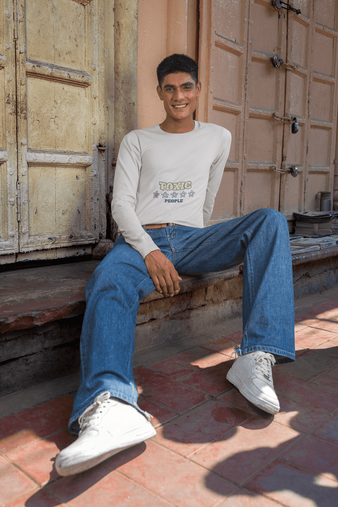 Toxic Male Round Neck Full Sleeve T-shirt - Lyssian