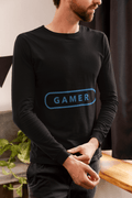 Gamer Male Round Neck Full Sleeve T-shirt - Lyssian