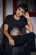 Adorable Women's Round Neck Half Sleeve T-shirt - Lyssian