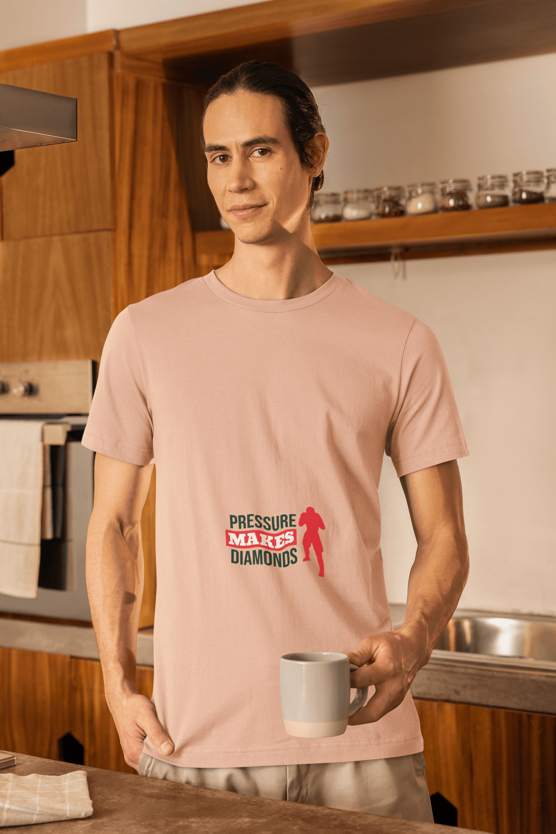 Practice Male Round Neck Half Sleeve T-shirt - Lyssian