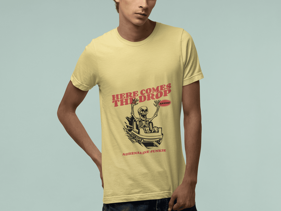Junkie Men's Round Neck Half Sleeve T-shirt - Lyssian