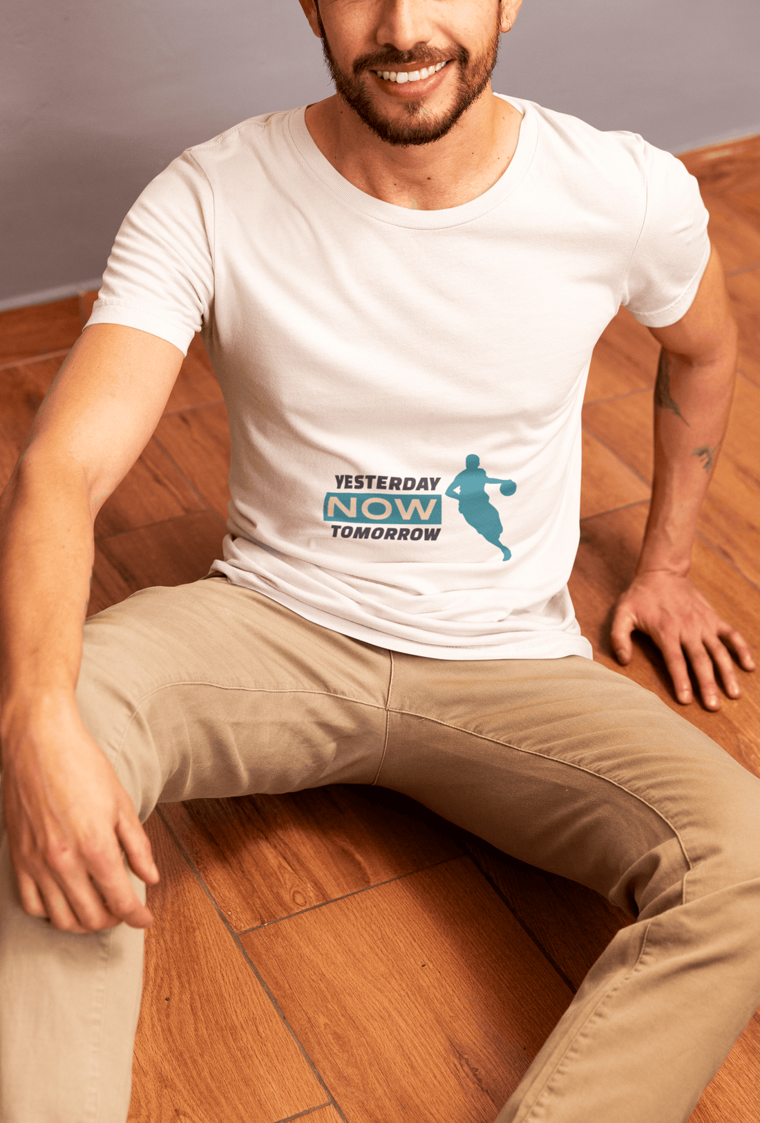 Always Male Round Neck Half Sleeve T-shirt - Lyssian