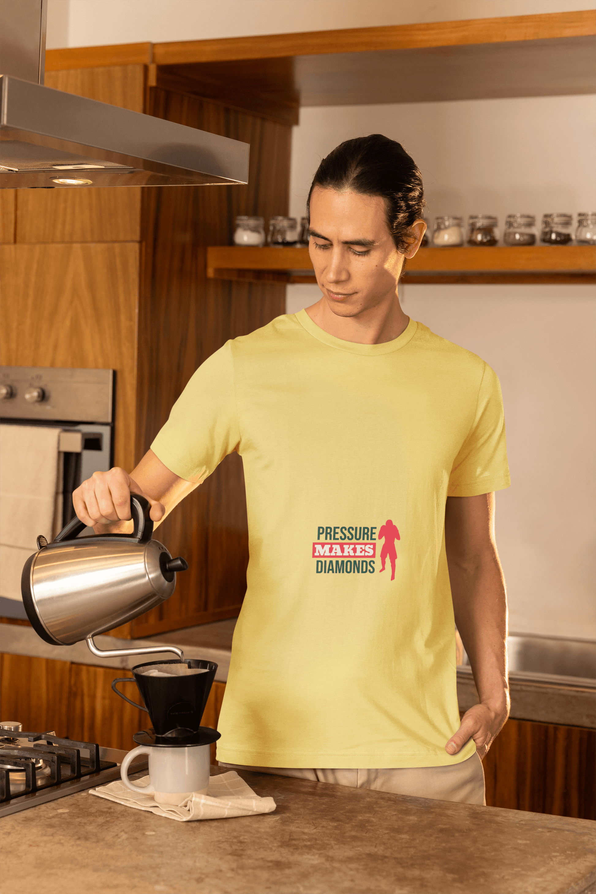 Practice Male Round Neck Half Sleeve T-shirt - Lyssian