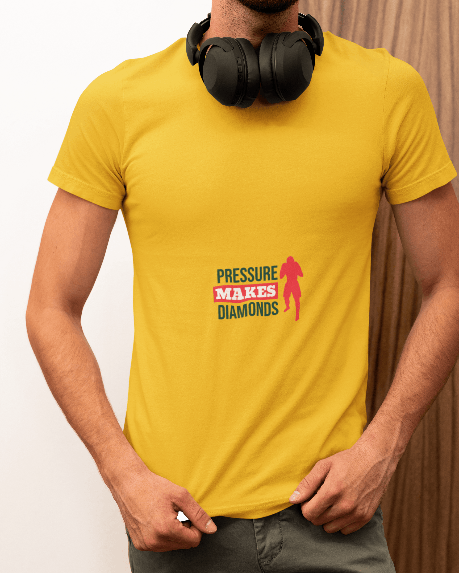 Practice Male Round Neck Half Sleeve T-shirt - Lyssian