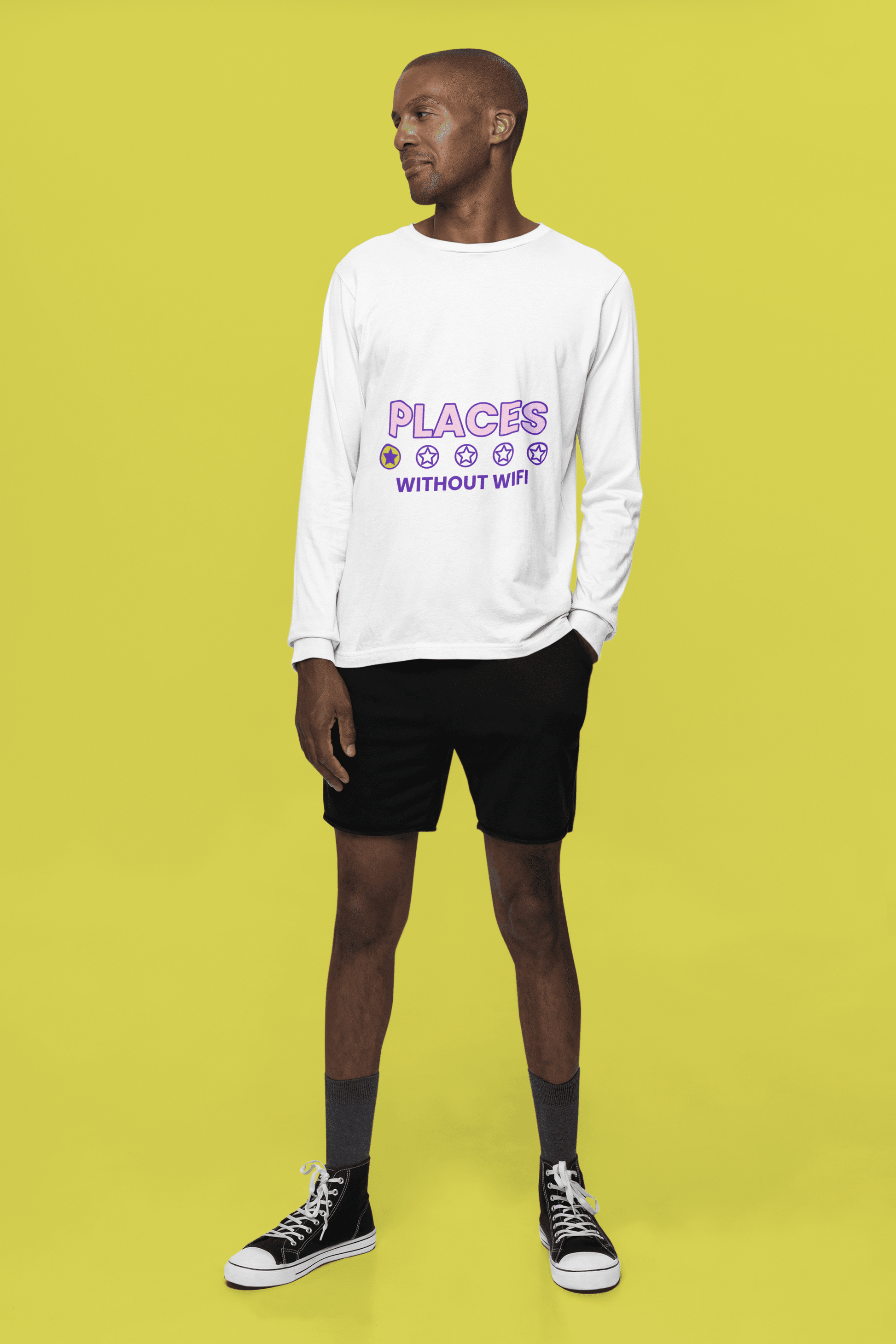 Connectivity Issue Male Round Neck Full Sleeve T-shirt - Lyssian