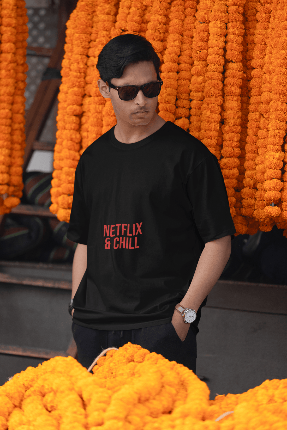 Chill Men's Oversized T-shirt - Lyssian