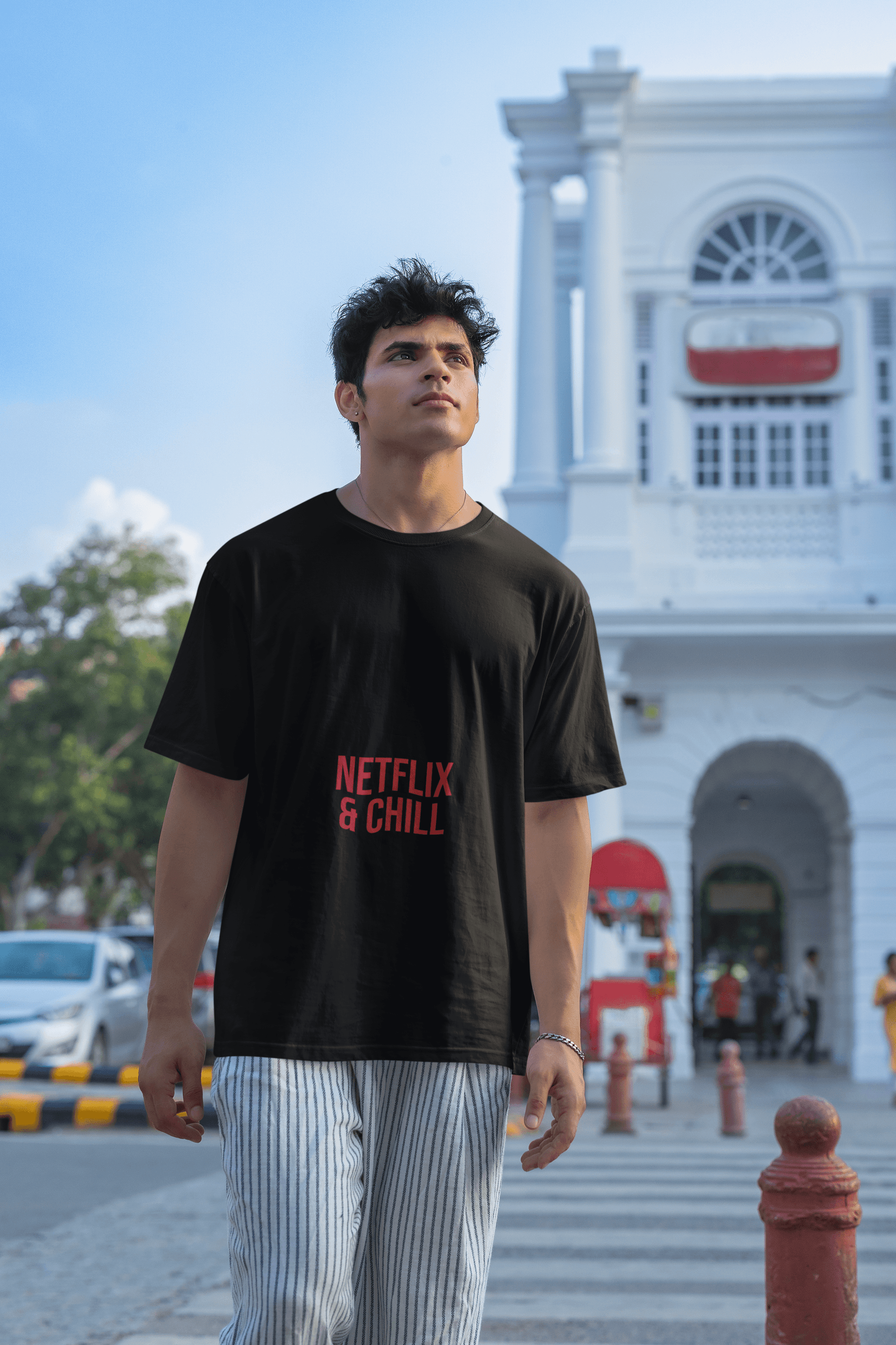Chill Men's Oversized T-shirt - Lyssian
