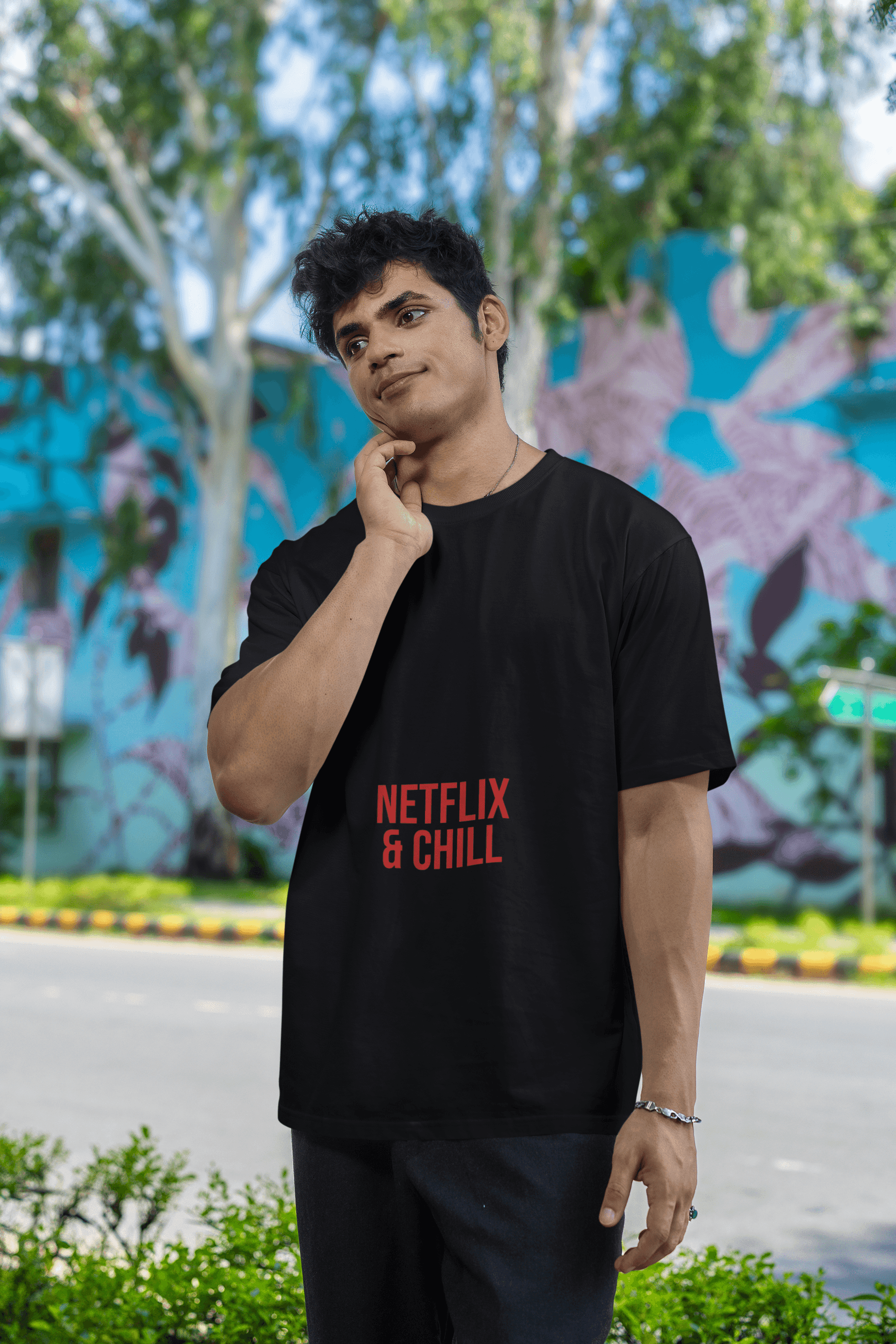 Chill Men's Oversized T-shirt - Lyssian