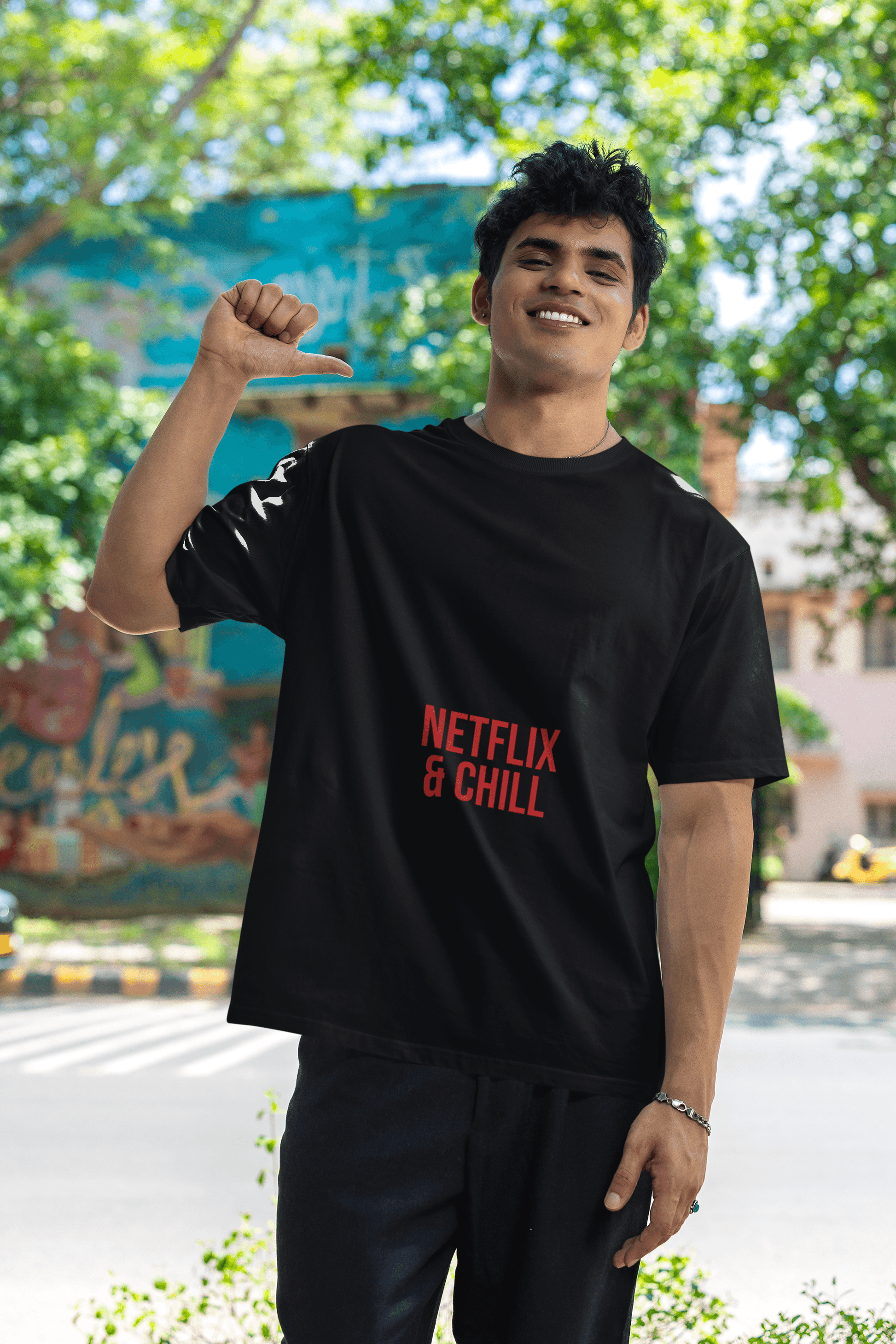 Chill Men's Oversized T-shirt - Lyssian