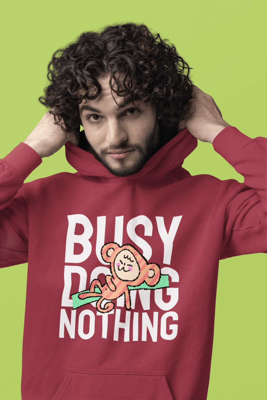 Doing Nothing Men's Hoodie - Lyssian
