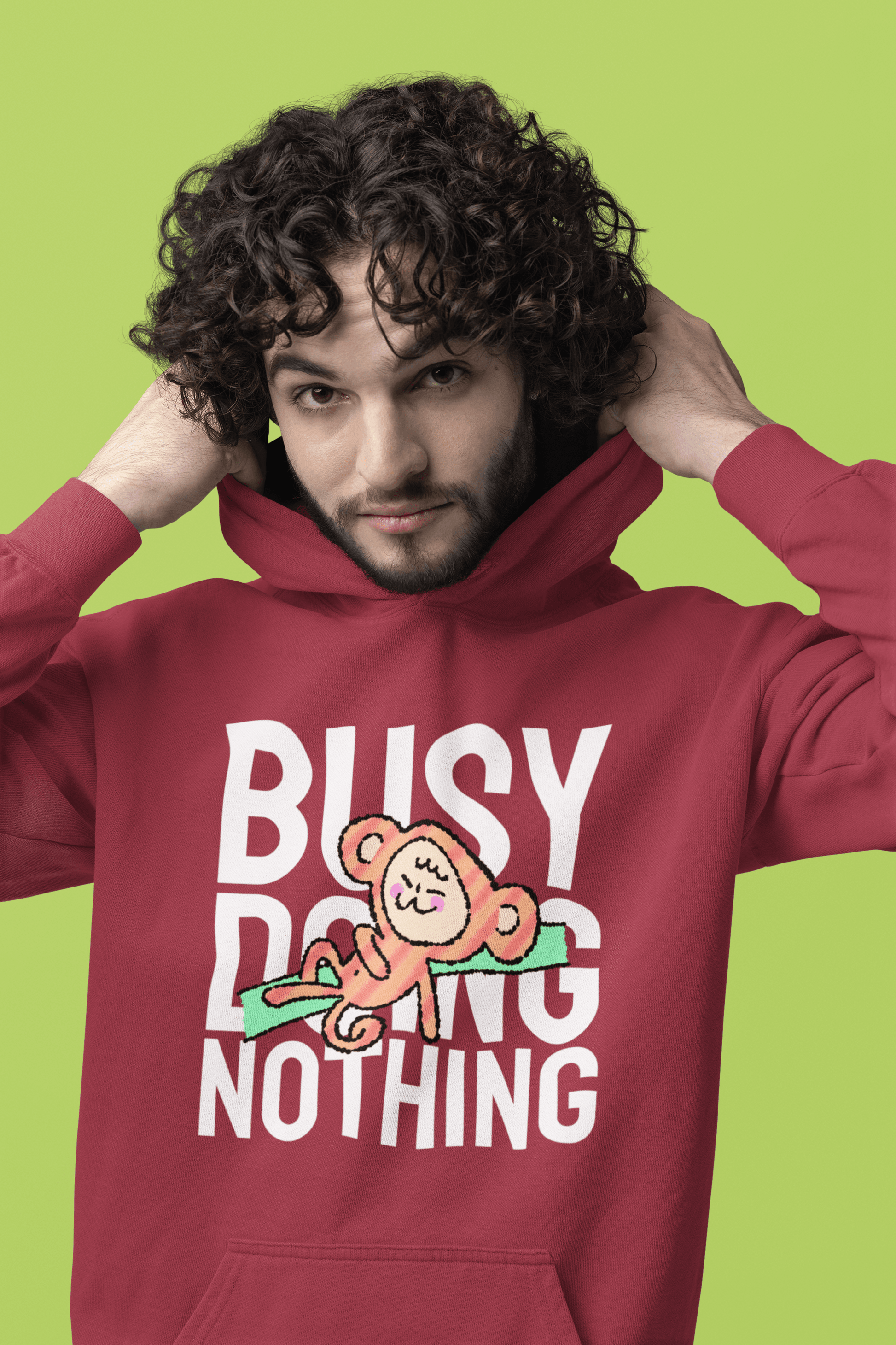 Doing Nothing Men's Hoodie - Lyssian