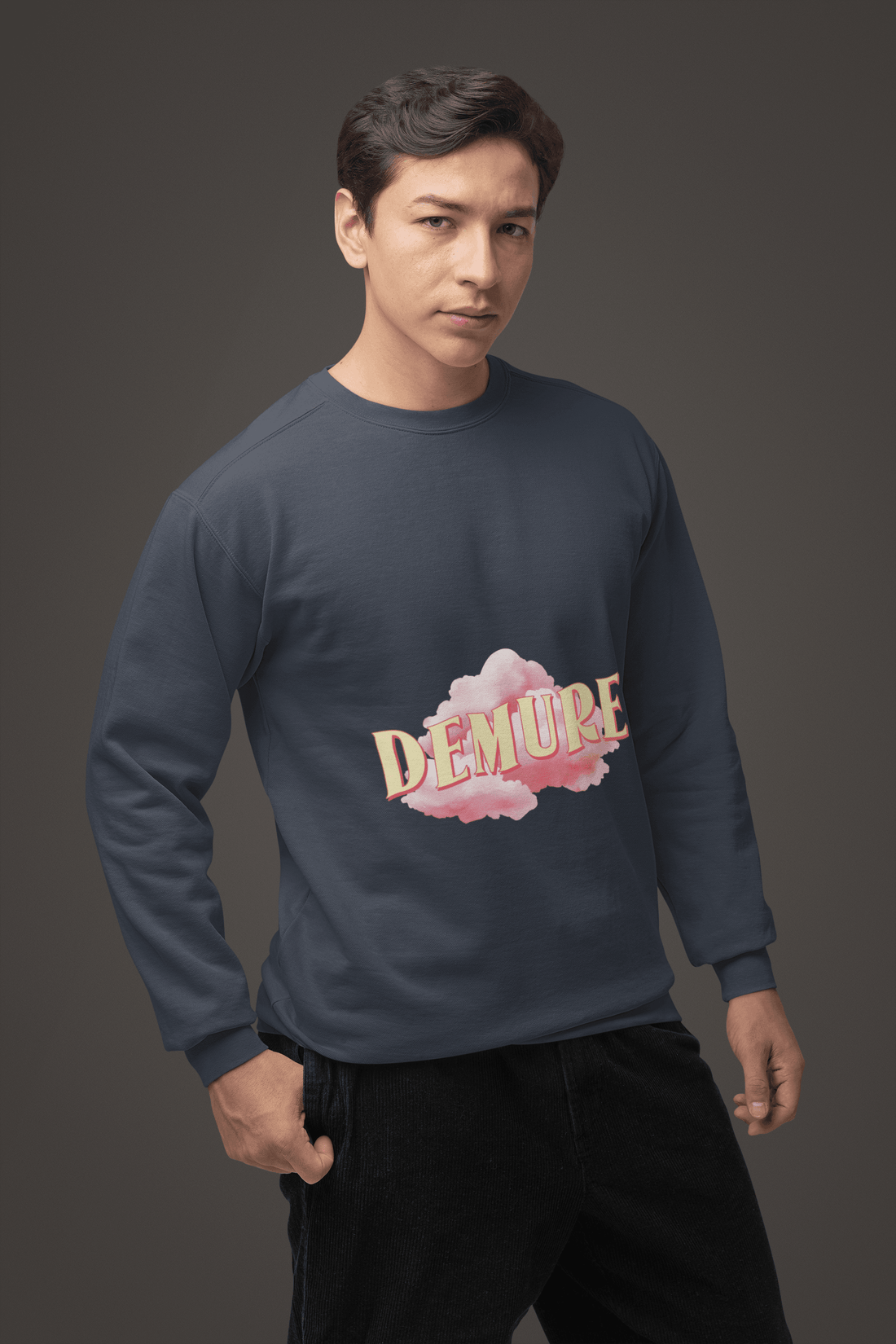 Demure Men's Sweatshirt - Lyssian