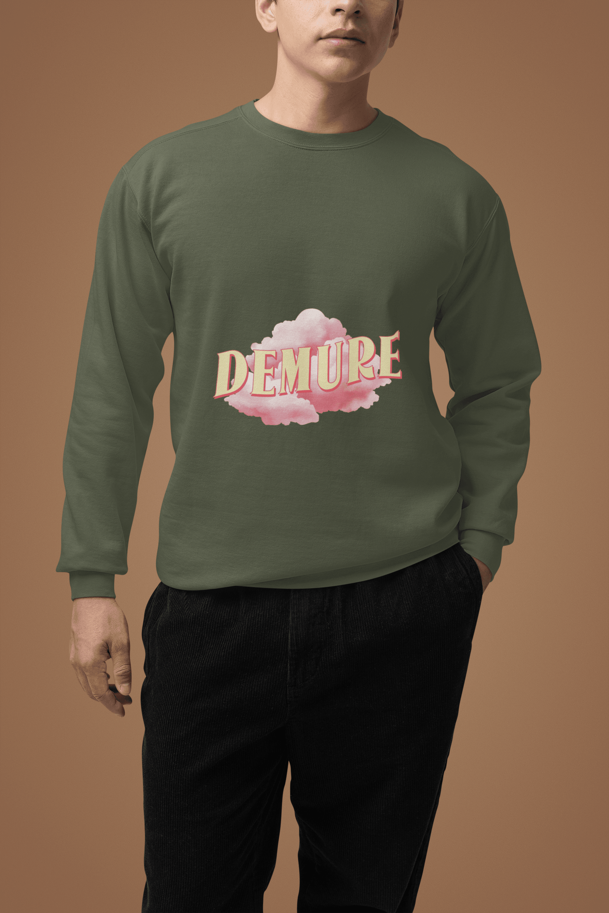 Demure Men's Sweatshirt - Lyssian