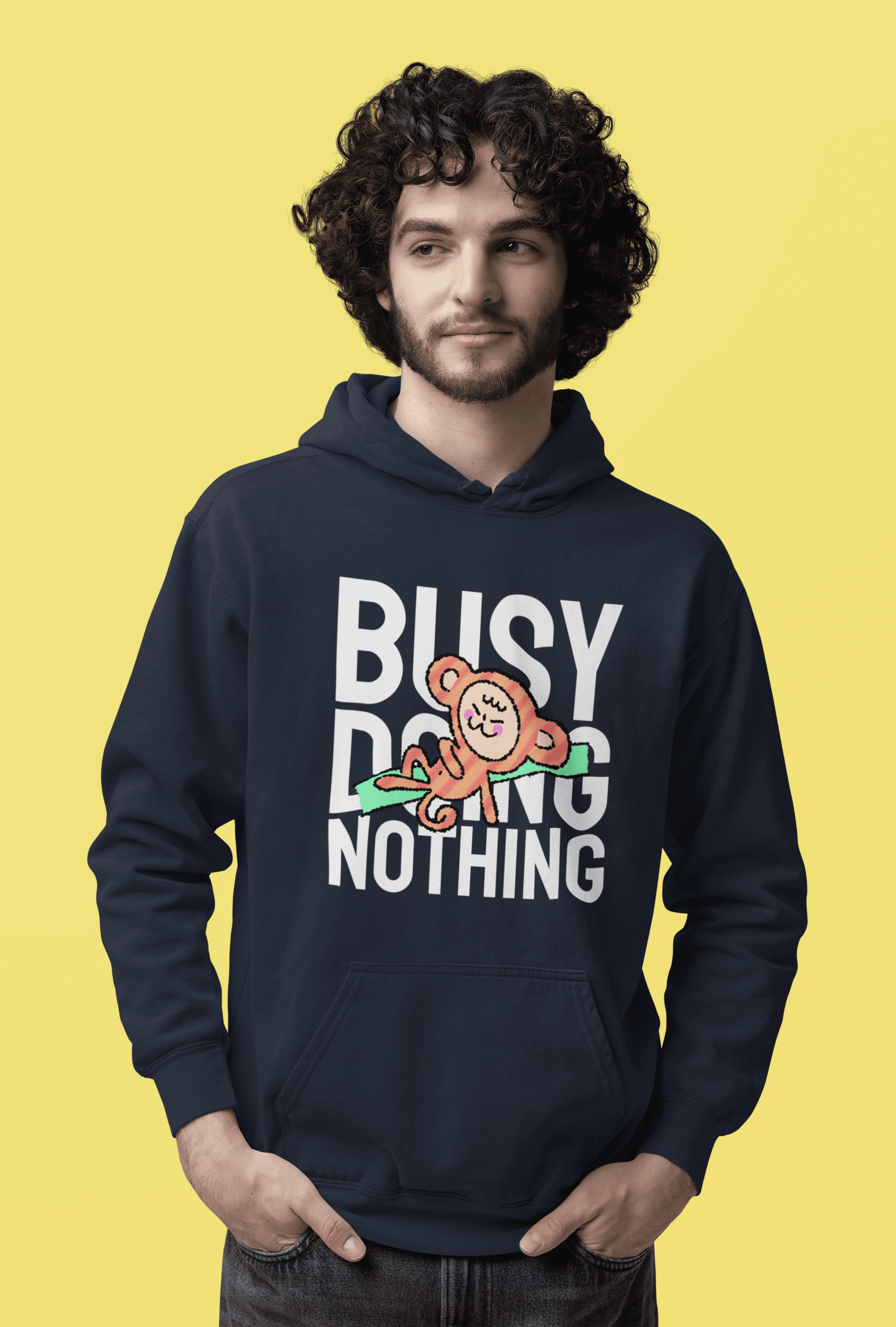 Doing Nothing Men's Hoodie - Lyssian