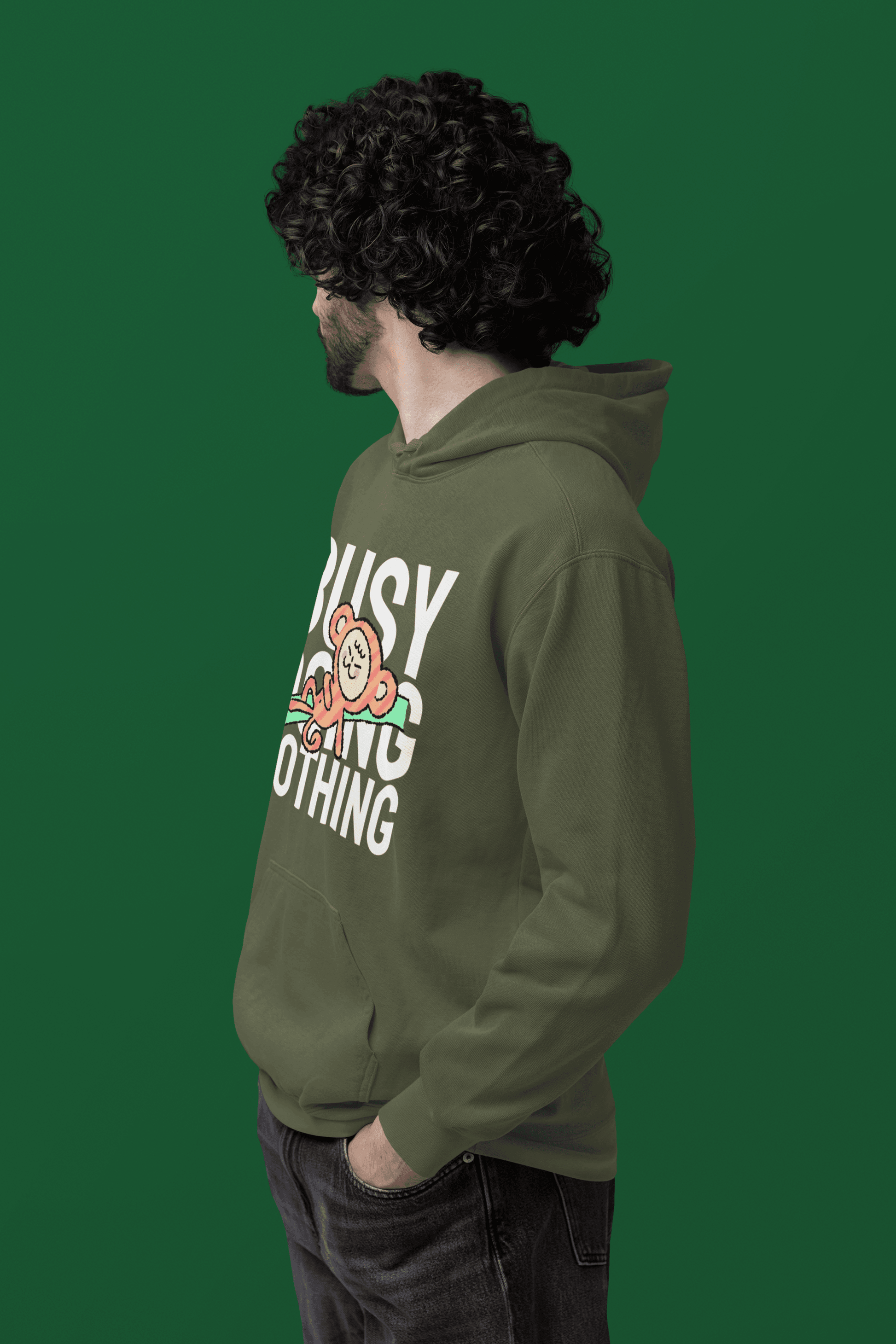 Doing Nothing Men's Hoodie - Lyssian