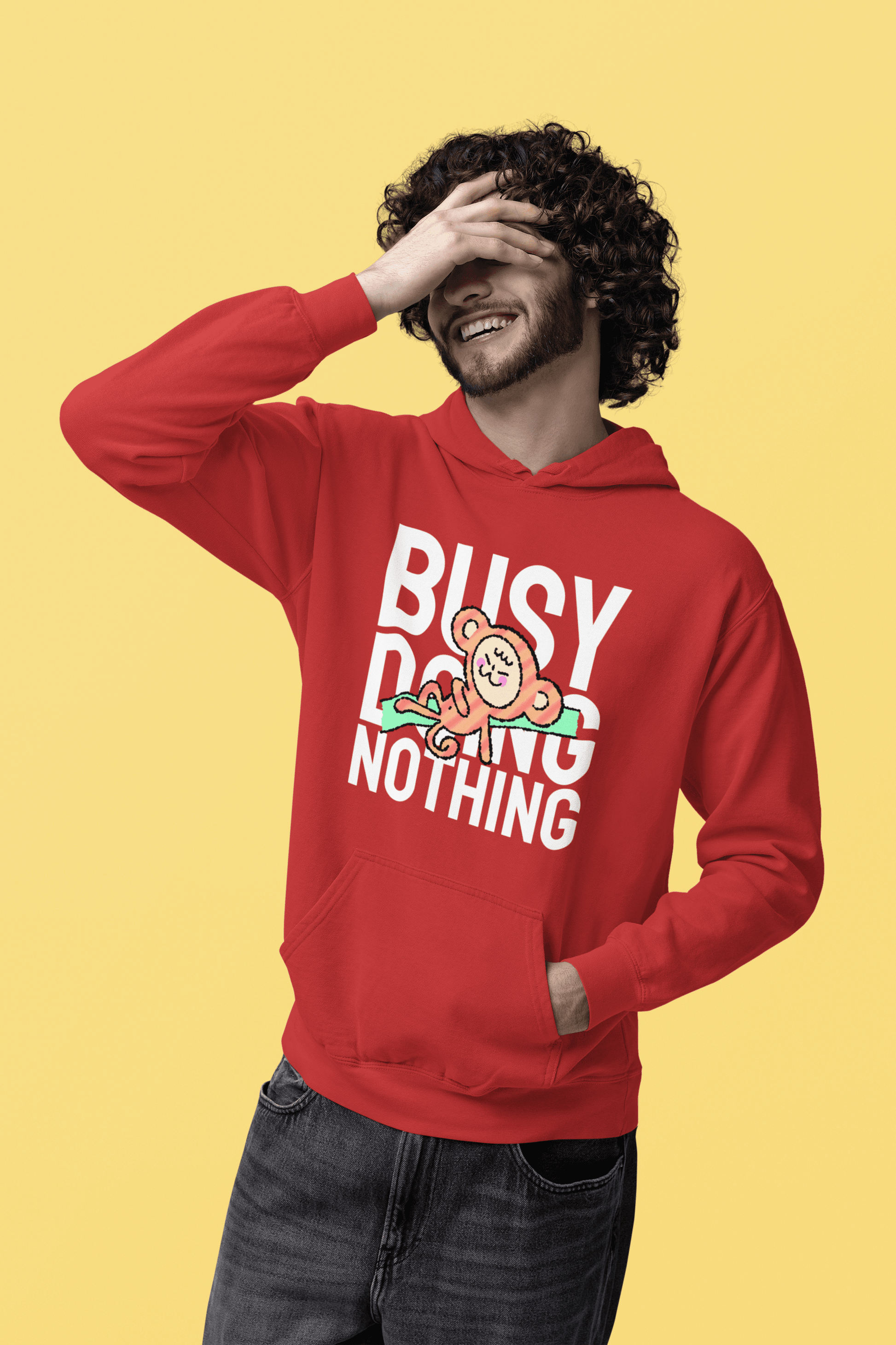 Doing Nothing Men's Hoodie - Lyssian