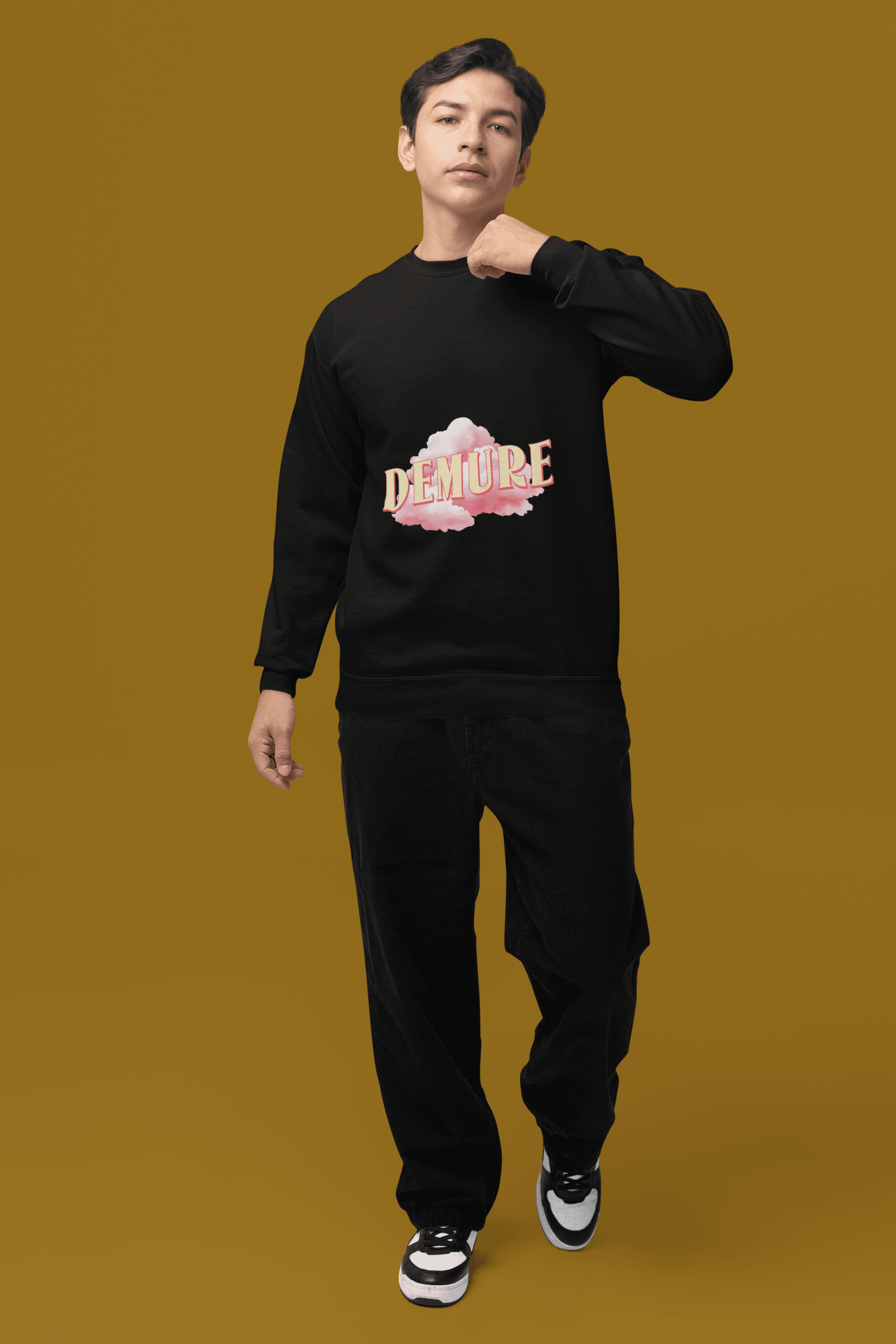 Demure Men's Sweatshirt - Lyssian