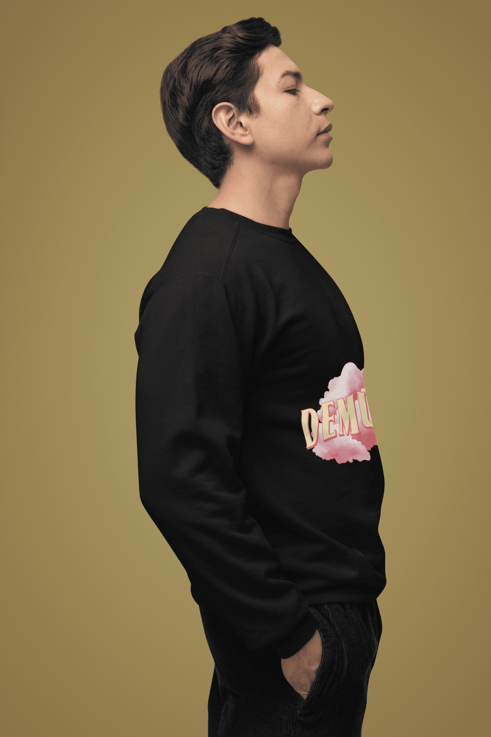 Demure Men's Sweatshirt - Lyssian