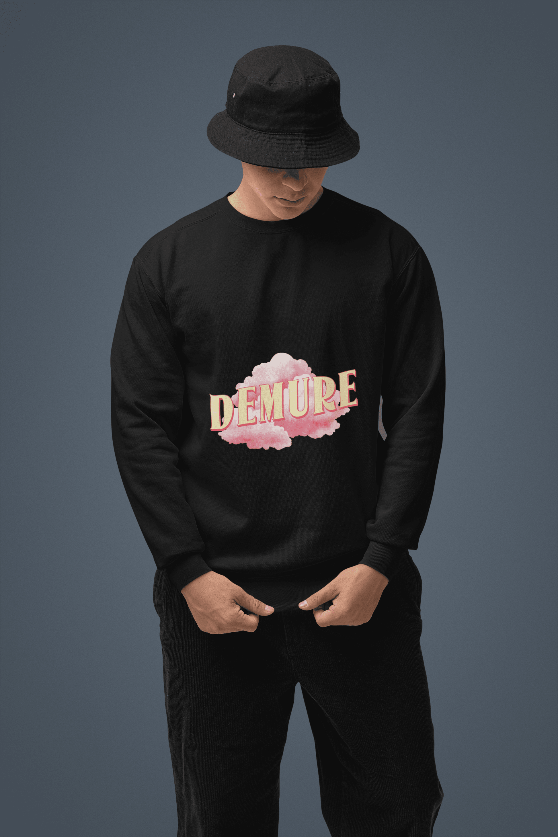 Demure Men's Sweatshirt - Lyssian