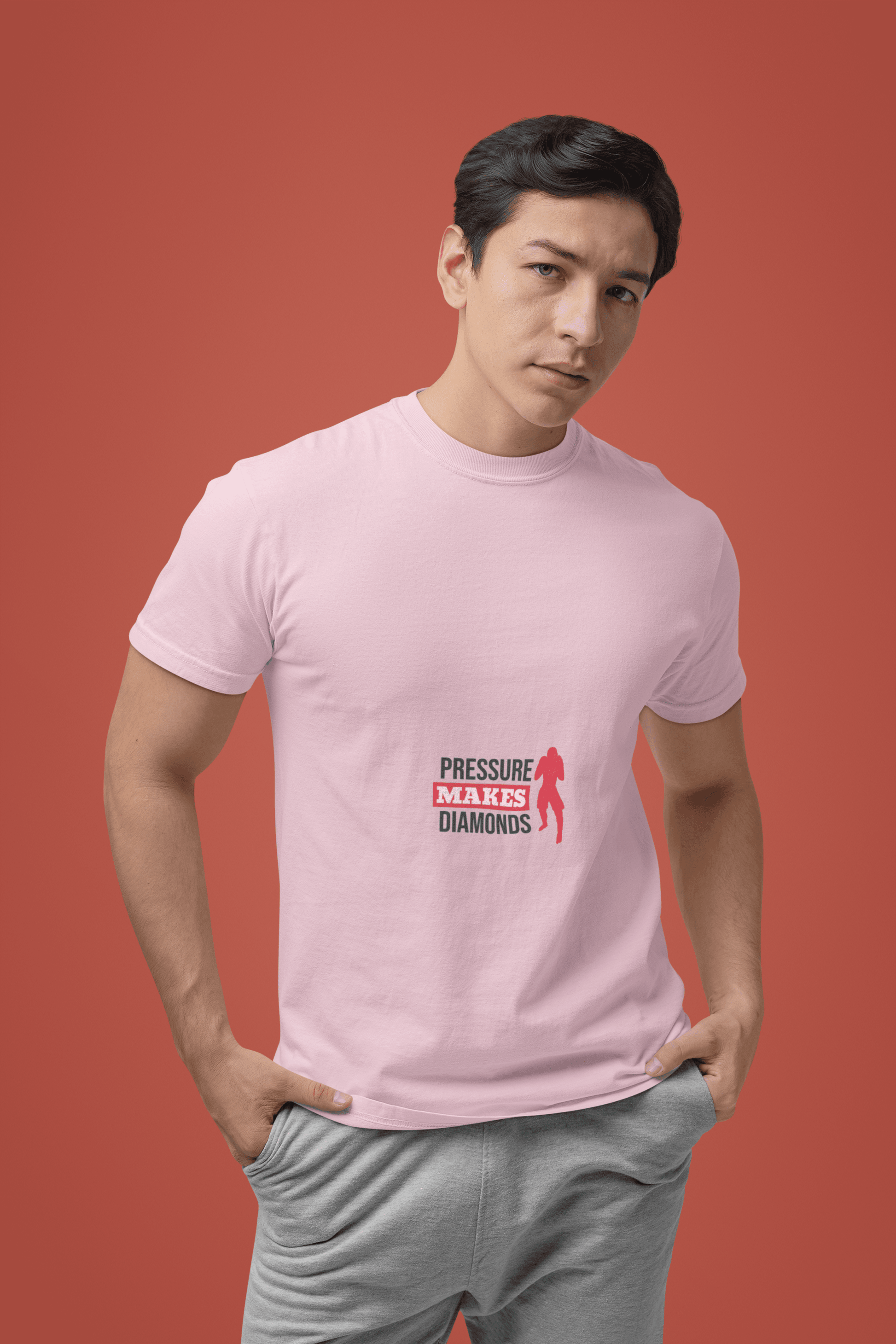 Practice Male Round Neck Half Sleeve T-shirt - Lyssian