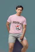 Dark Tales Male Round Neck Half Sleeve T-shirt - Lyssian