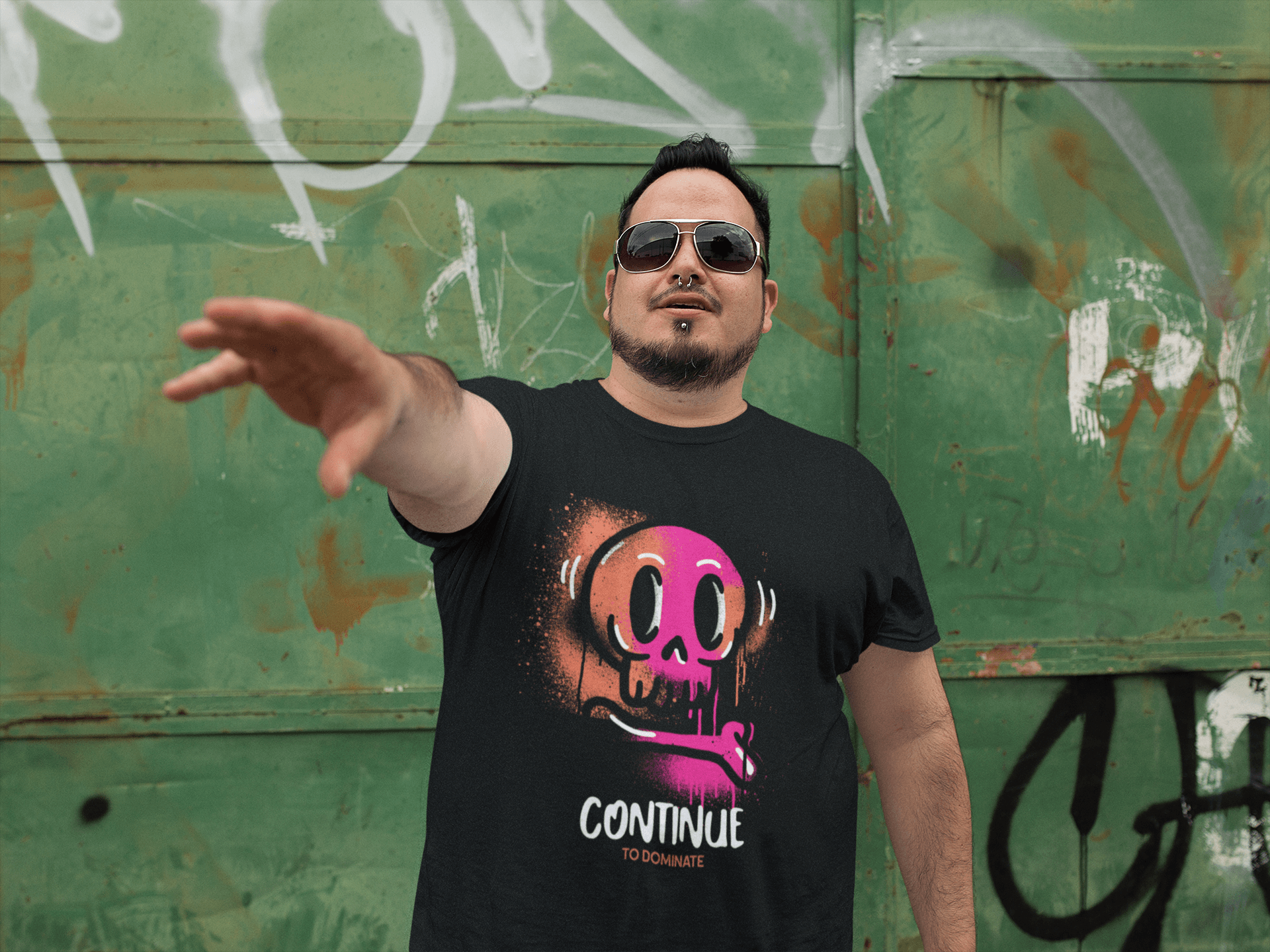 Continue Men's Plus Size T-shirt - Lyssian