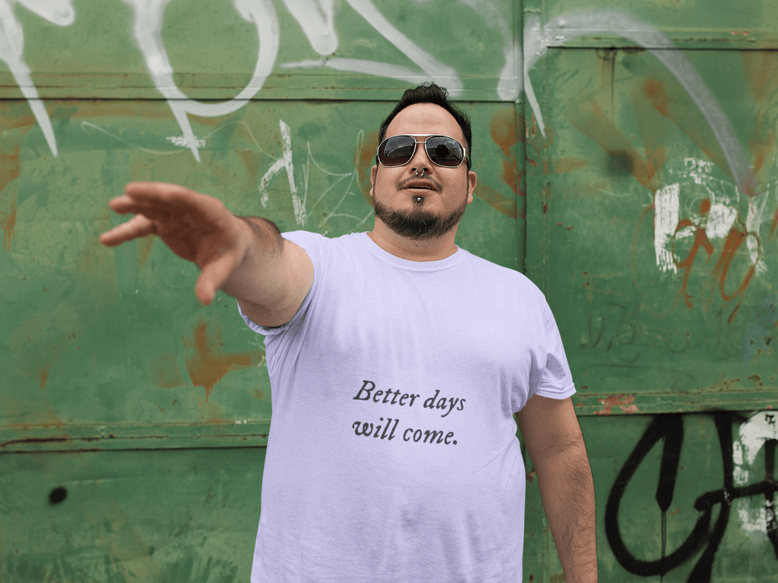 Better Days Men's Plus Size T-shirt - Lyssian