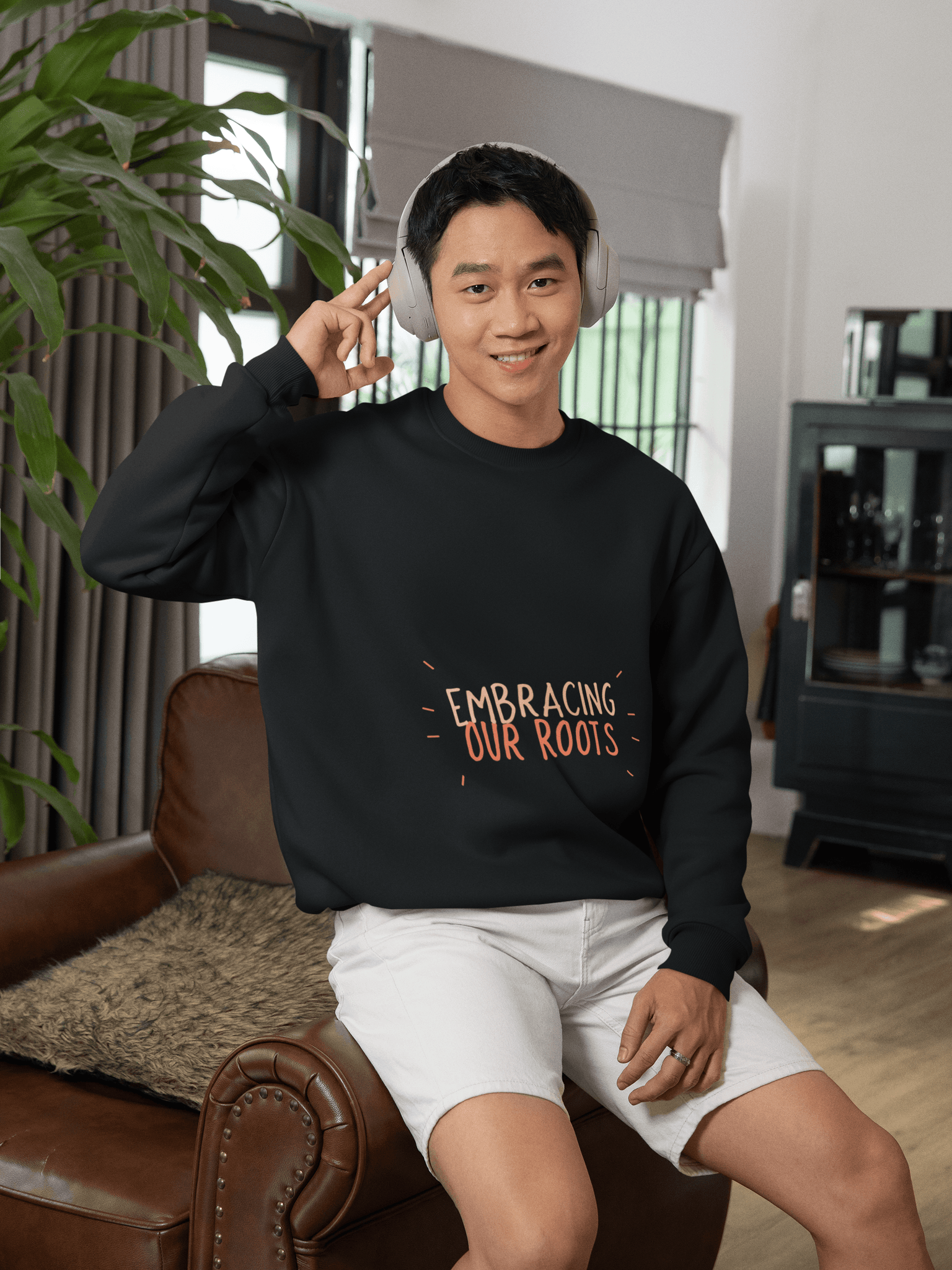 Embracing Men's Sweatshirt - Lyssian