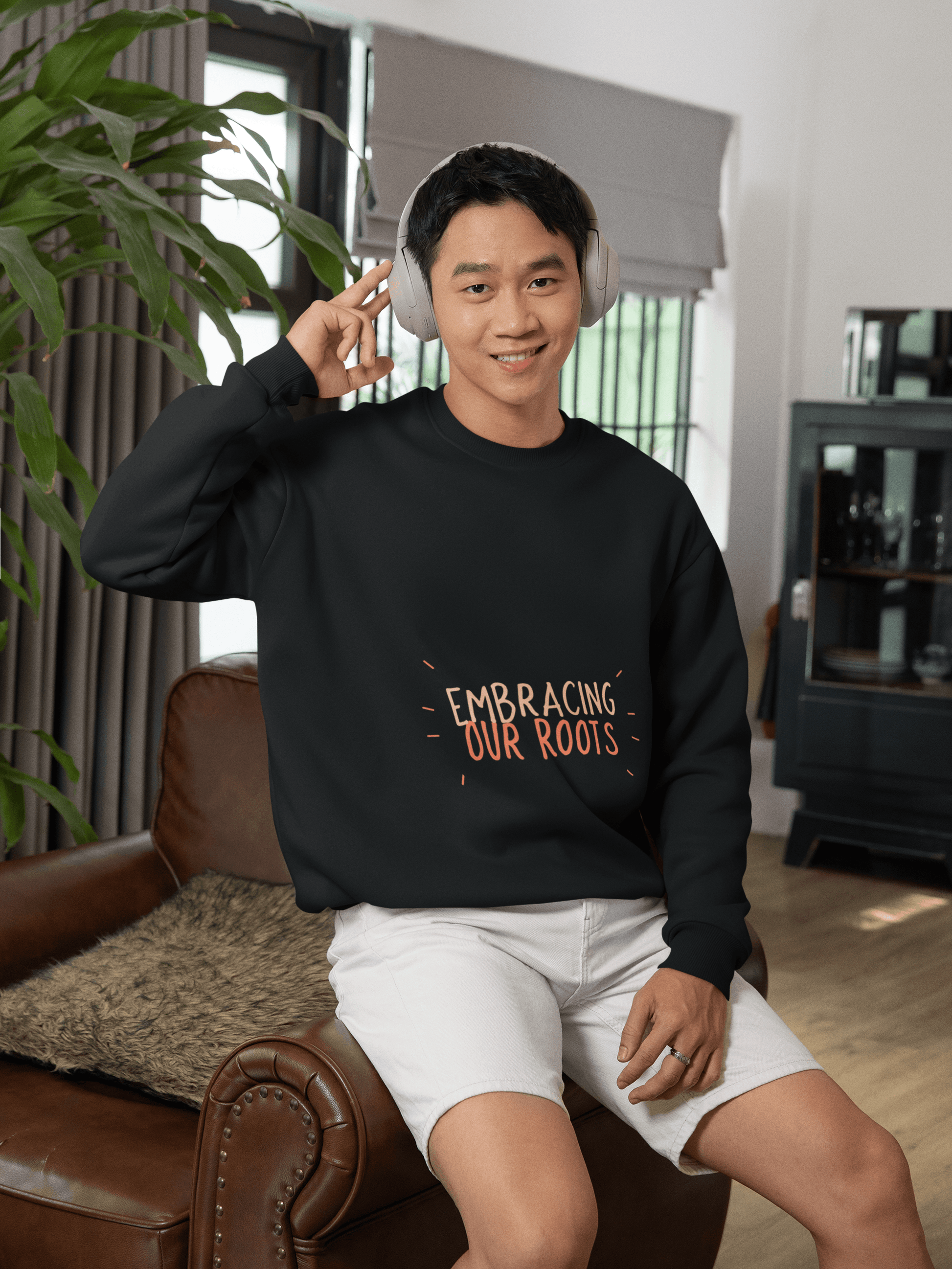 Embracing Men's Sweatshirt - Lyssian