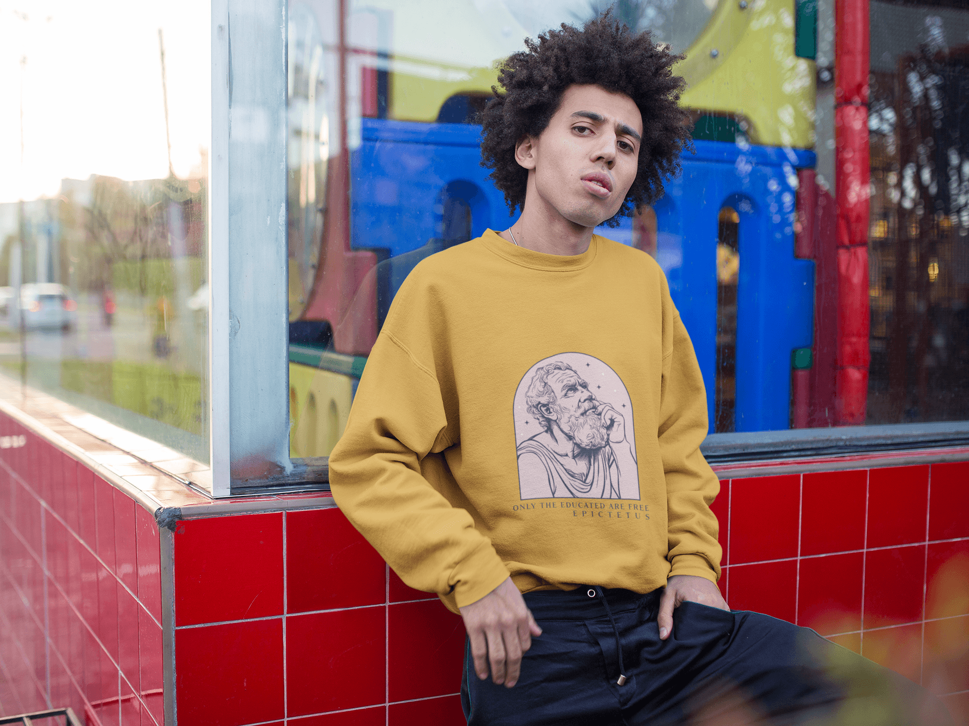 Epictetus Men's Sweatshirt - Lyssian