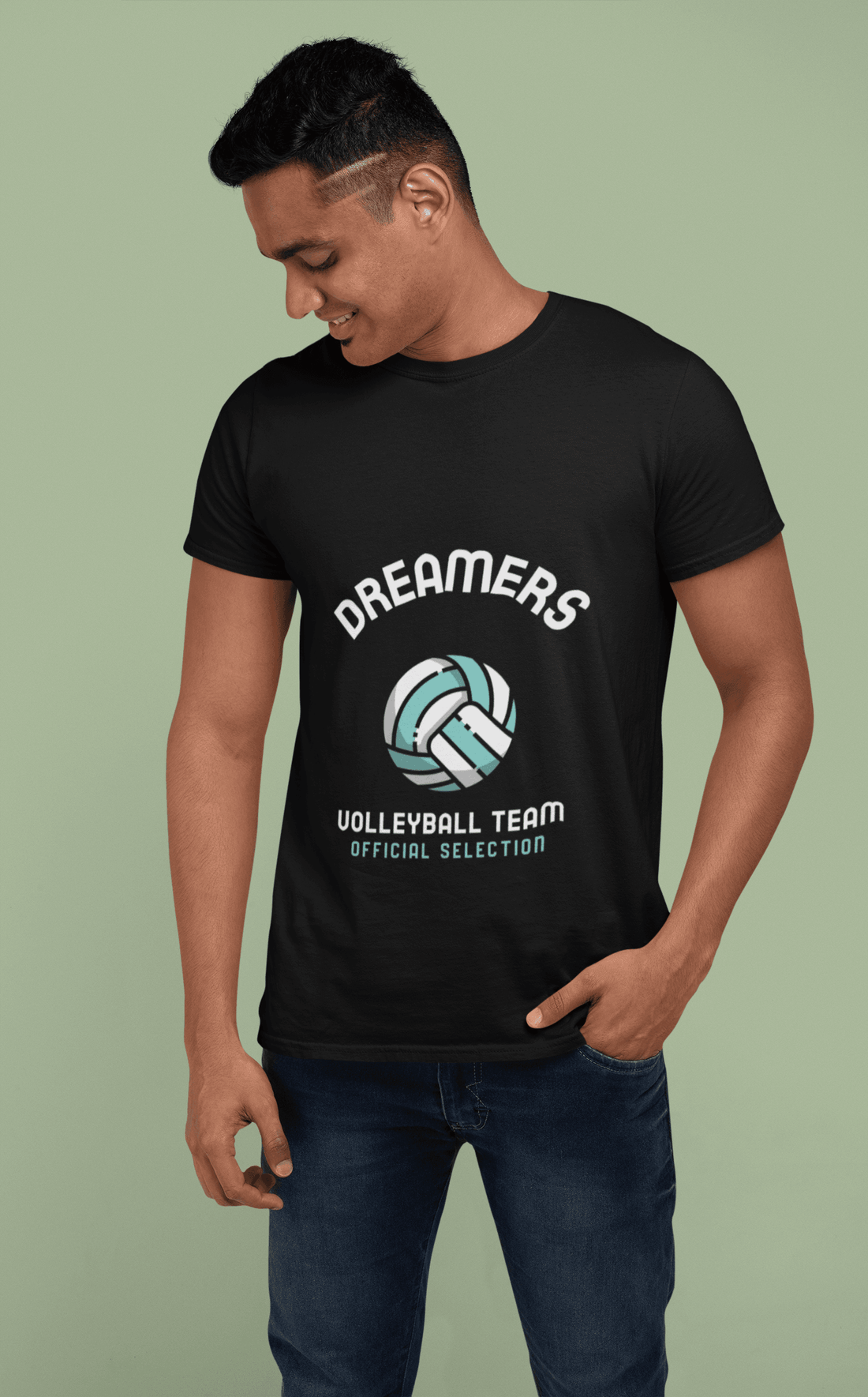 Dreamers Male Round Neck Half Sleeve T-shirt - Lyssian
