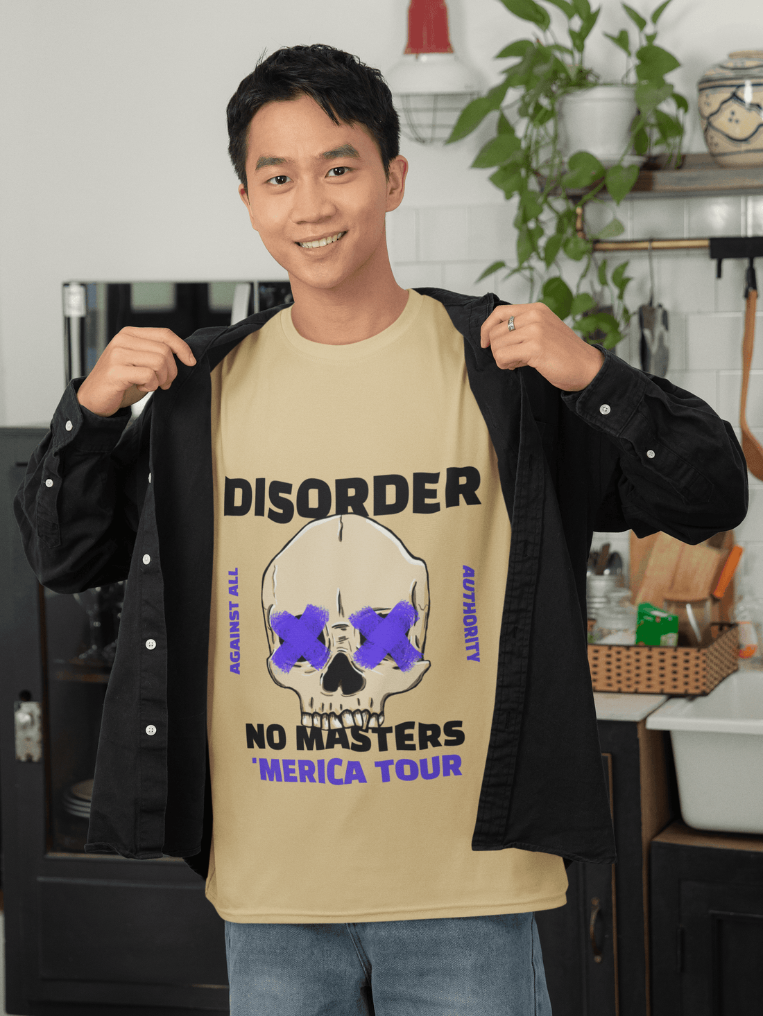 Disorder Men's Oversized T-shirt - Lyssian