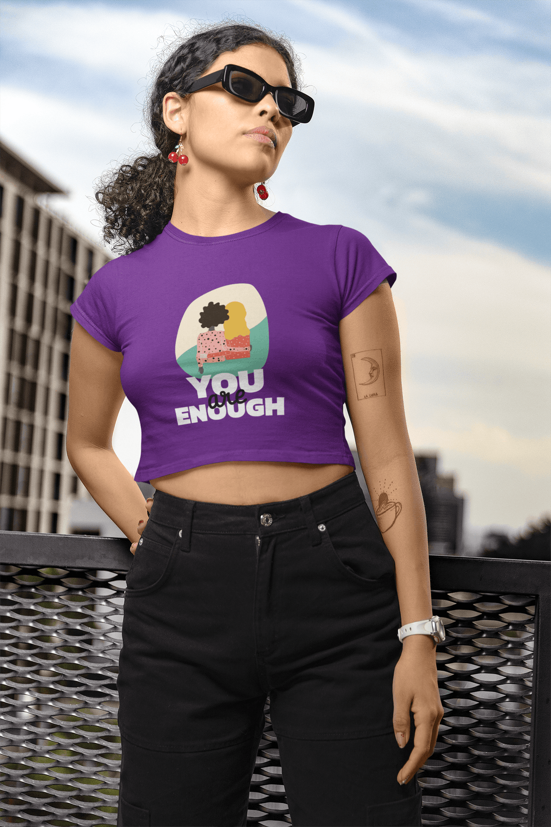 Enough Women's Crop Top - Lyssian