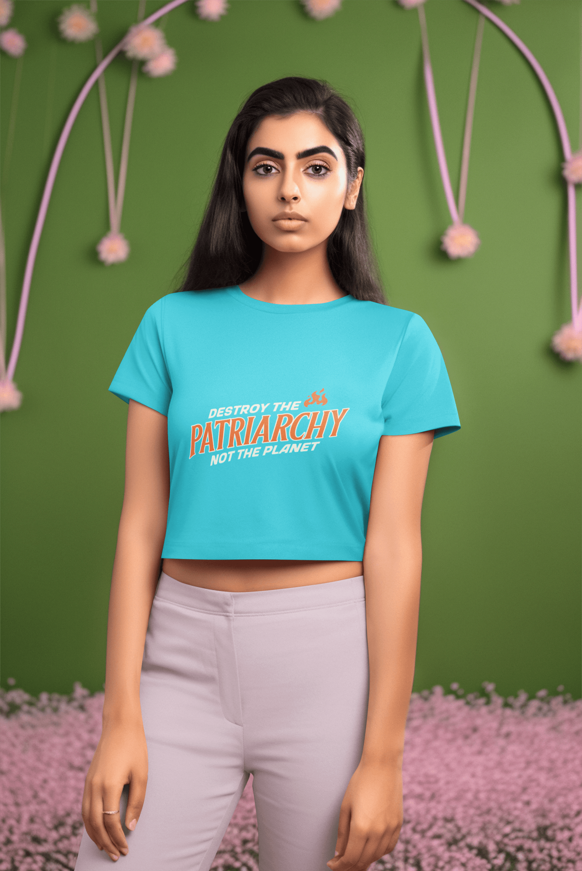 Patriarchy Women's Crop Top - Lyssian