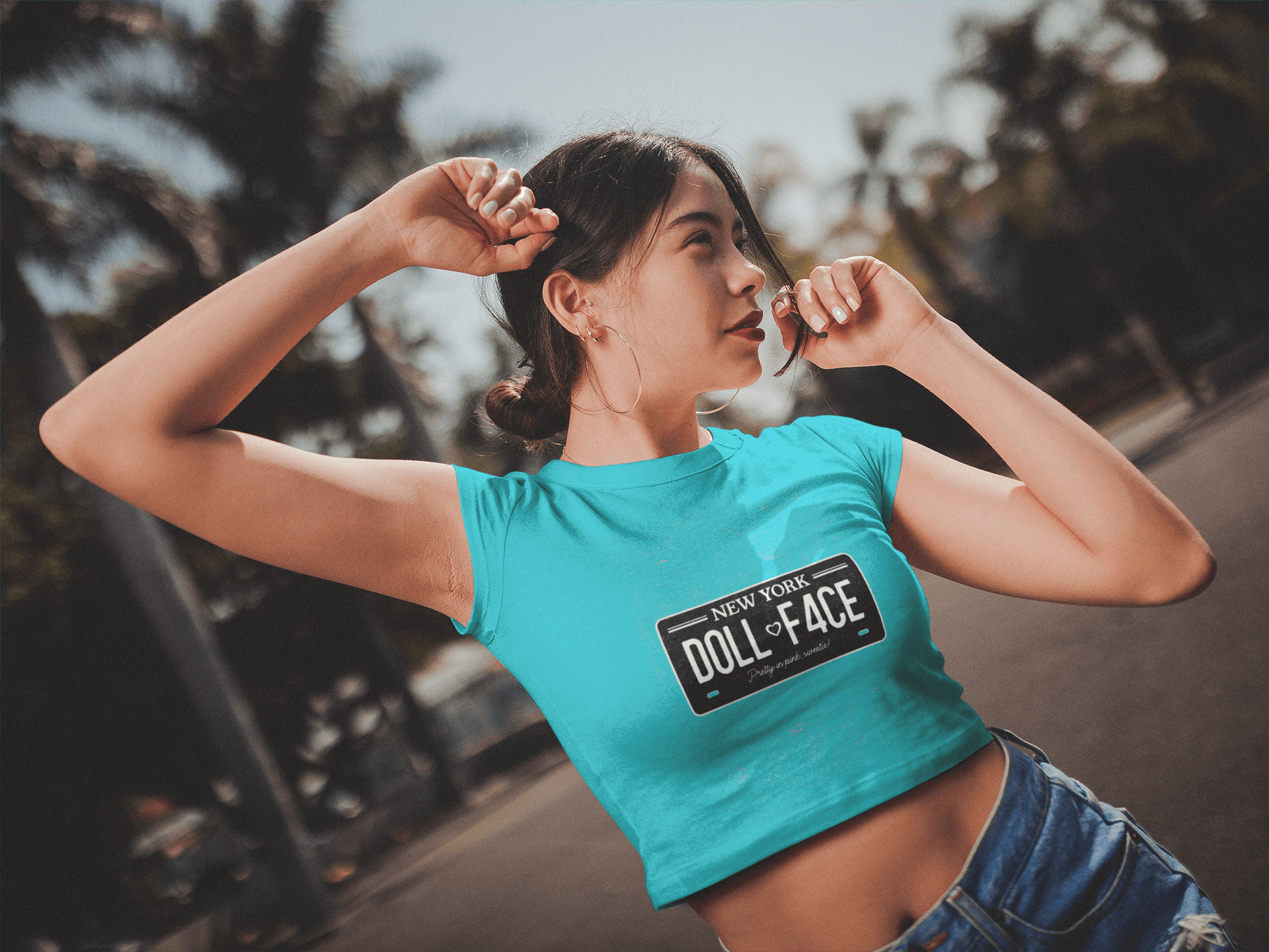 Doll Face Women's Crop Top - Lyssian
