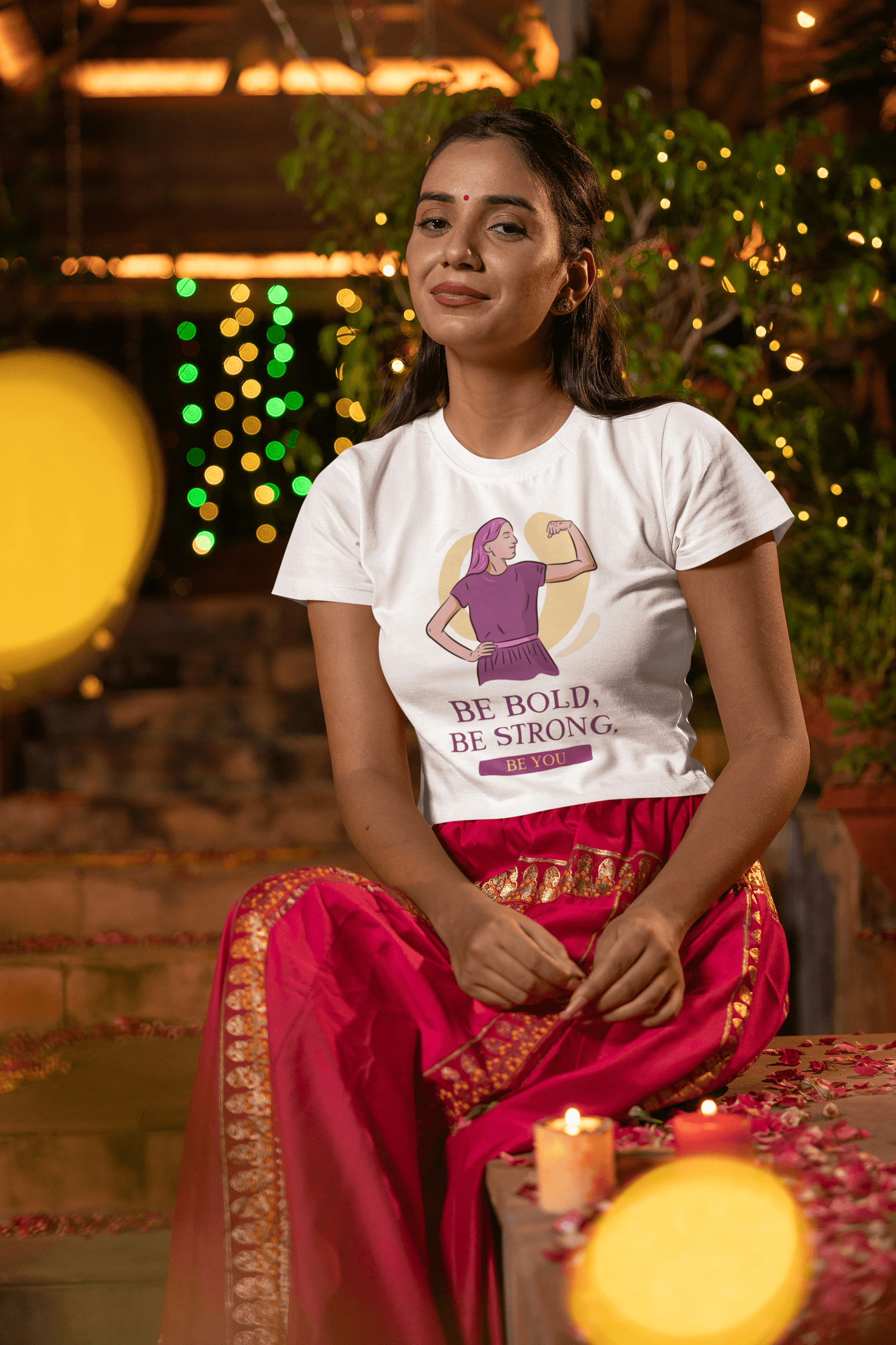 Bold and Strong Women's Crop Top - Lyssian