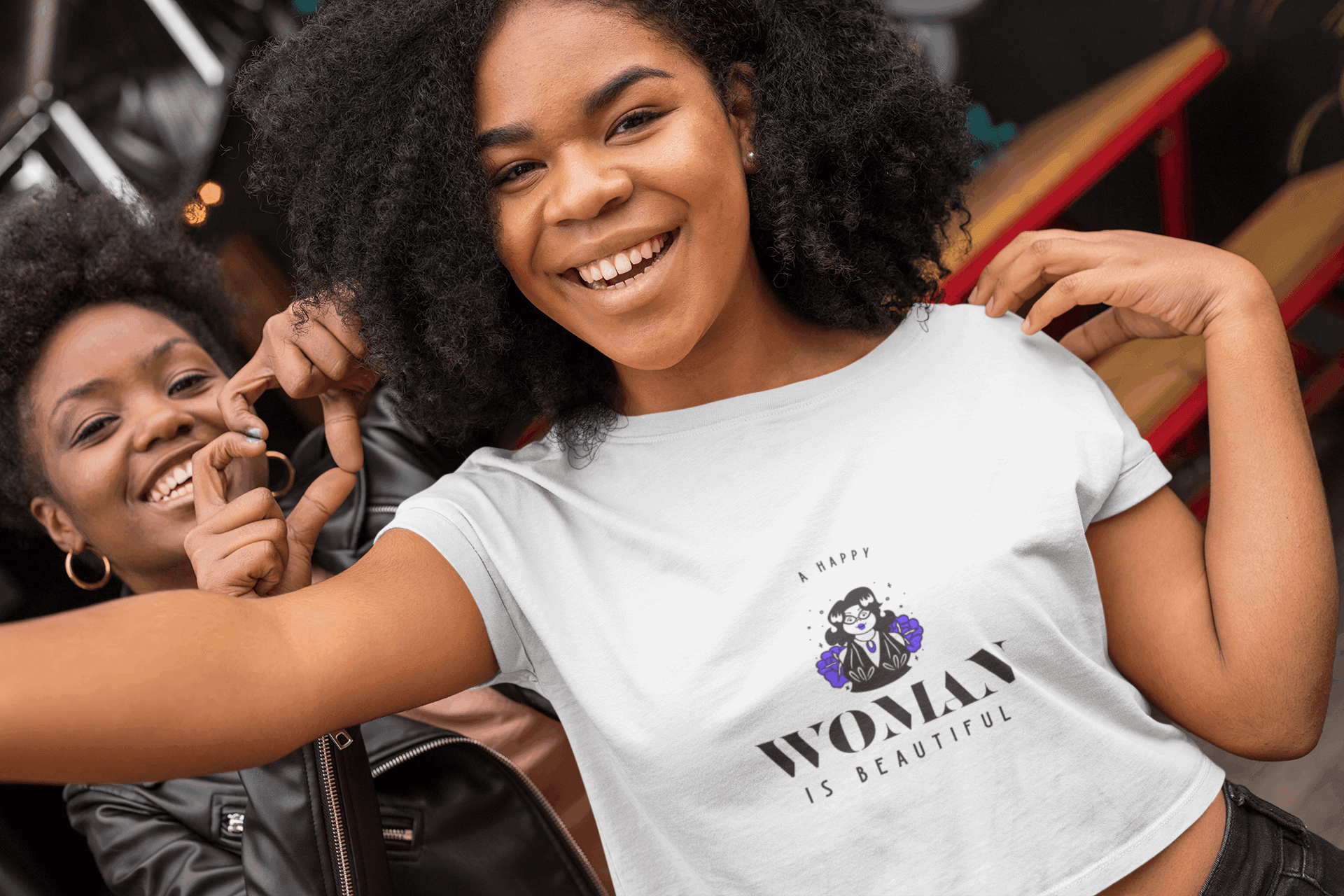 Beautiful Woman Women's Crop Top - Lyssian