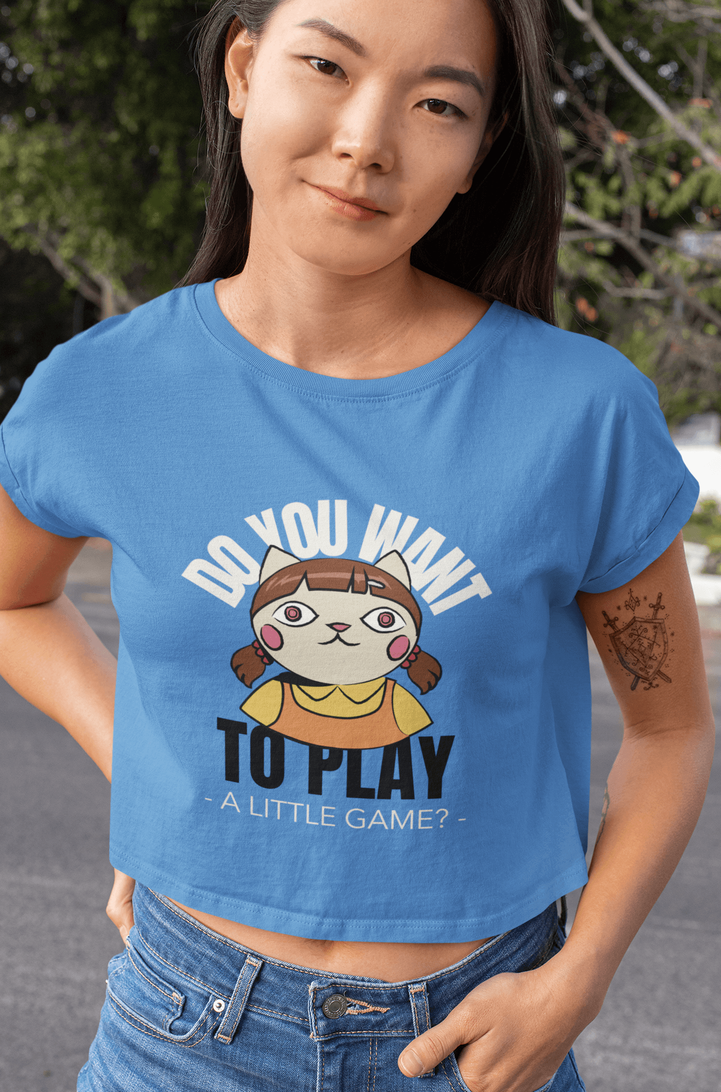 Dare to Play Women's Crop Top - Lyssian