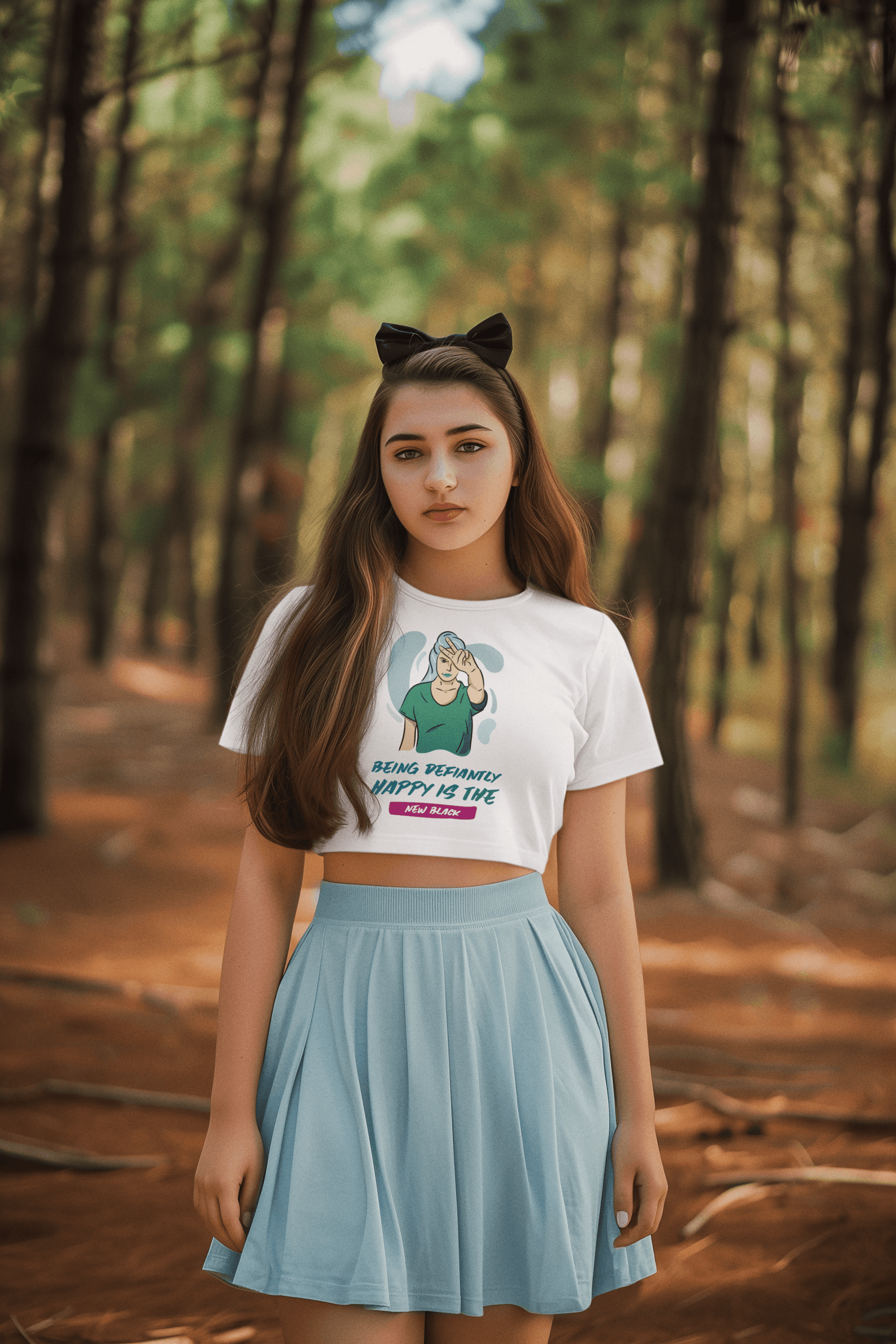 Being Positive Women's Crop Top - Lyssian