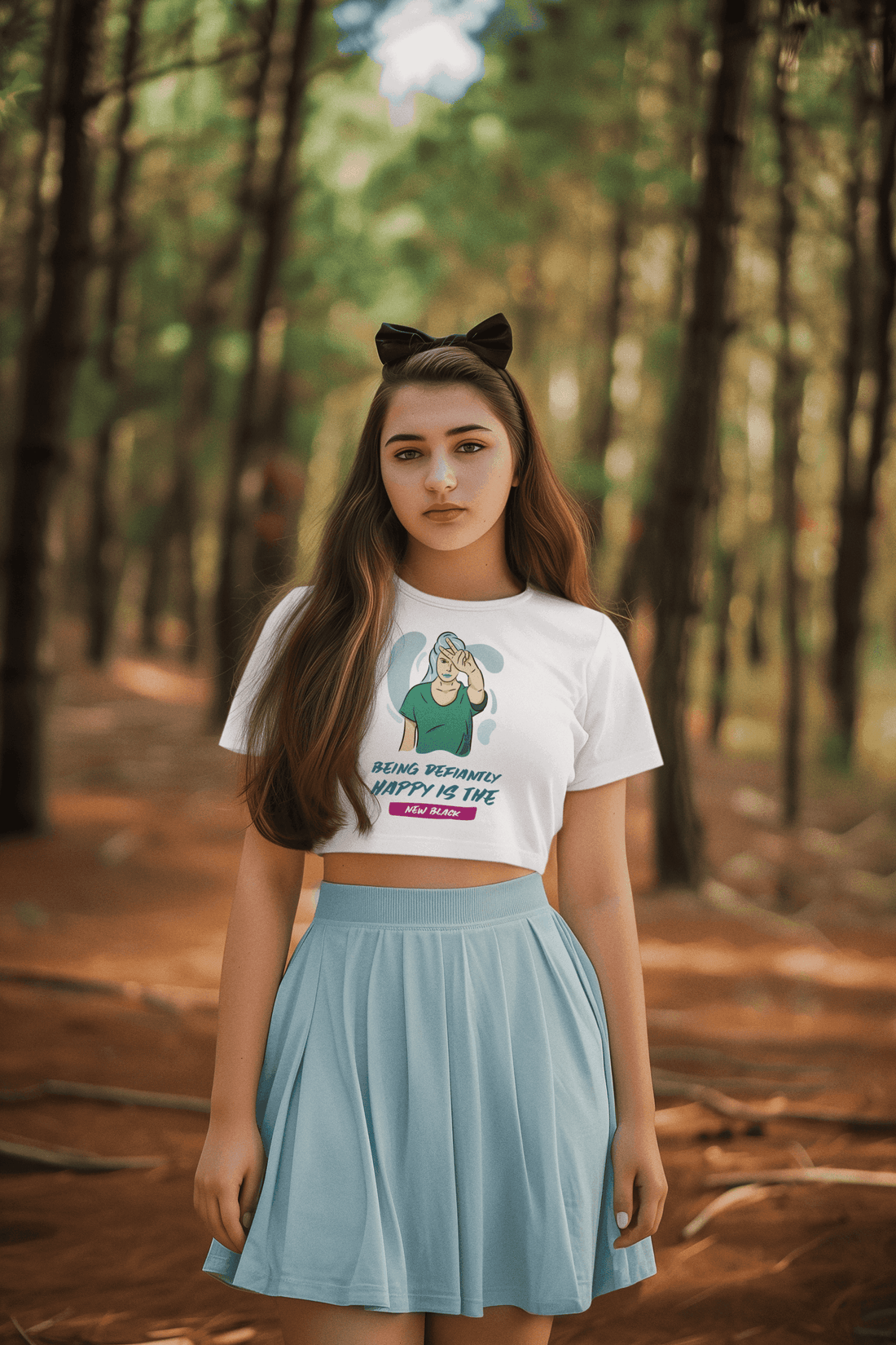 Being Positive Women's Crop Top - Lyssian
