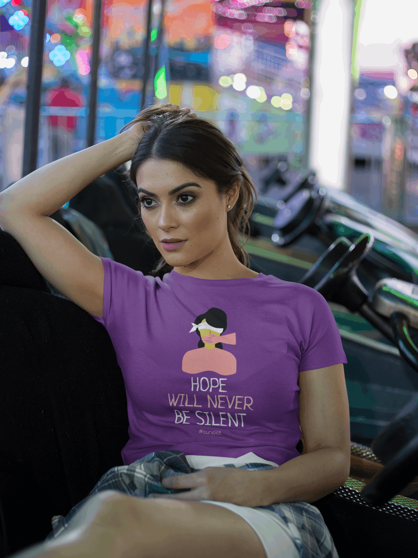 Be Silent Women's Crop Top - Lyssian