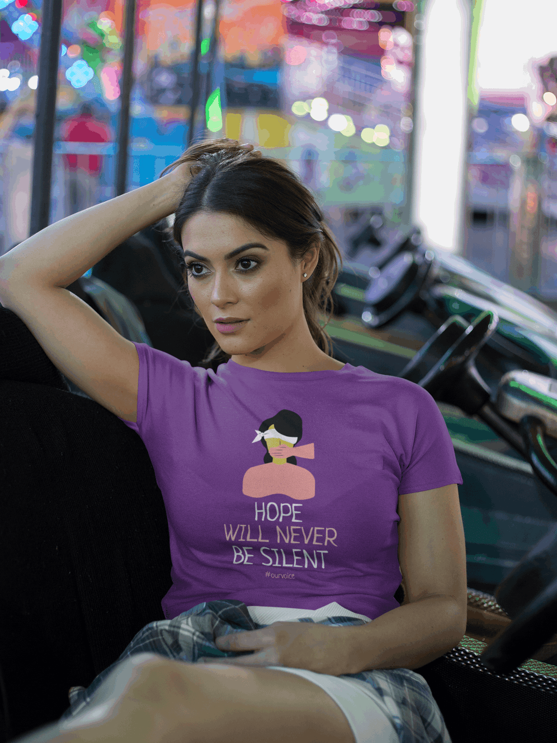 Be Silent Women's Crop Top - Lyssian