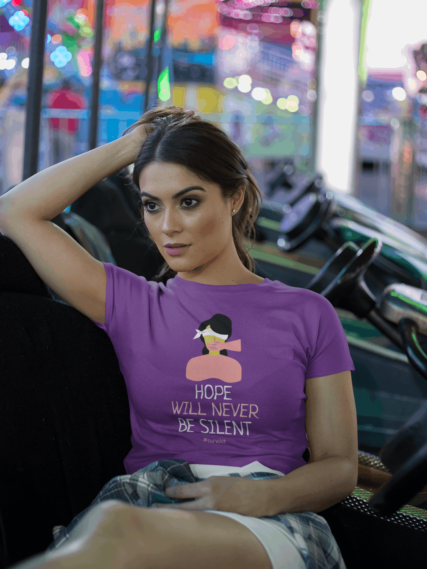 Be Silent Women's Crop Top - Lyssian