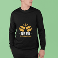 The Answer Male Round Neck Full Sleeve T-shirt - Lyssian