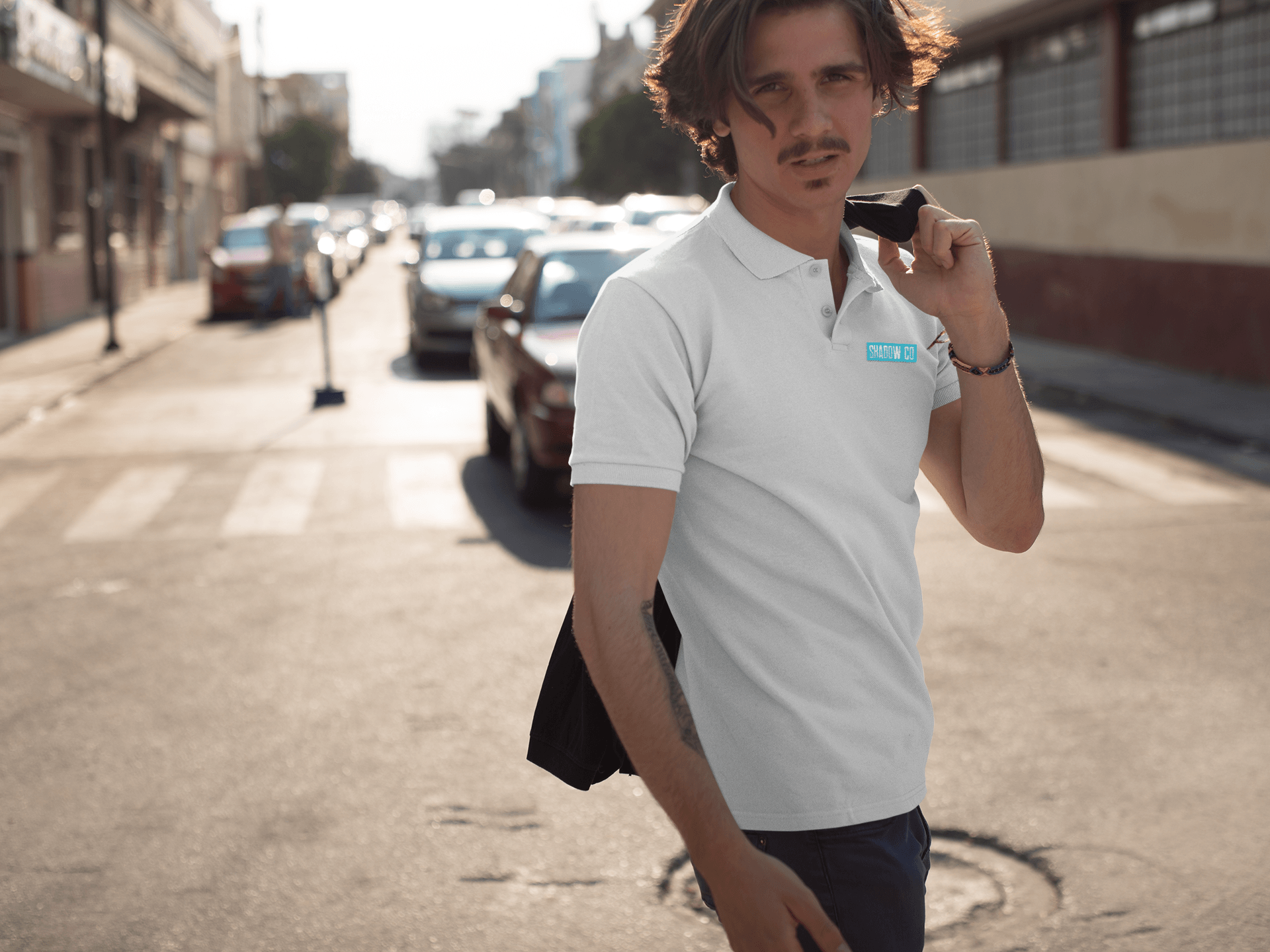 Shadow Co Men's Polo T-shirt - Lyssian