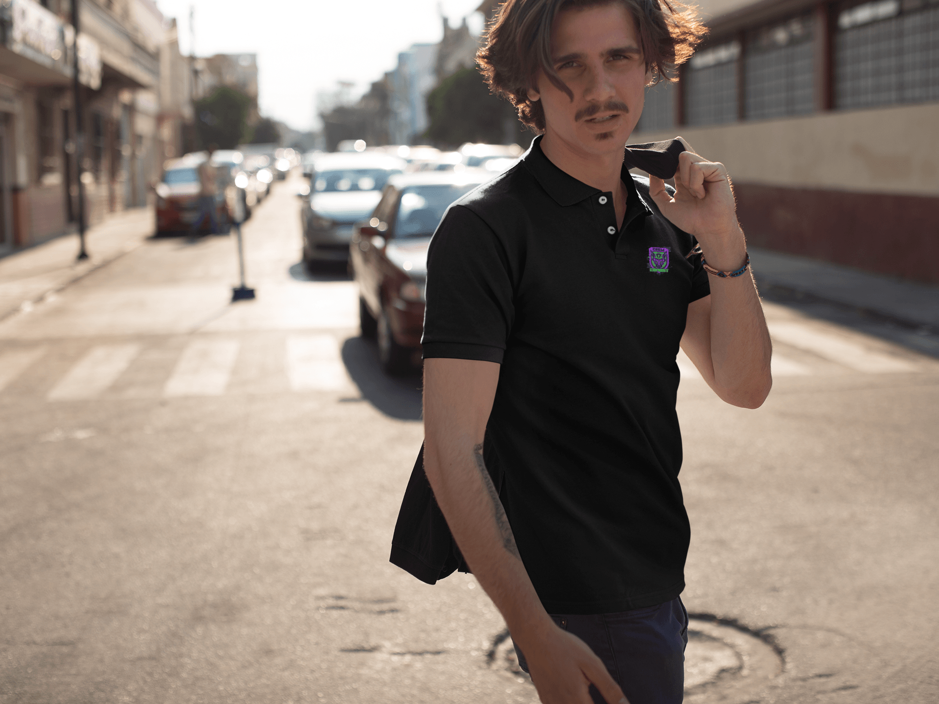 Crew Combat Men's Polo T-shirt - Lyssian