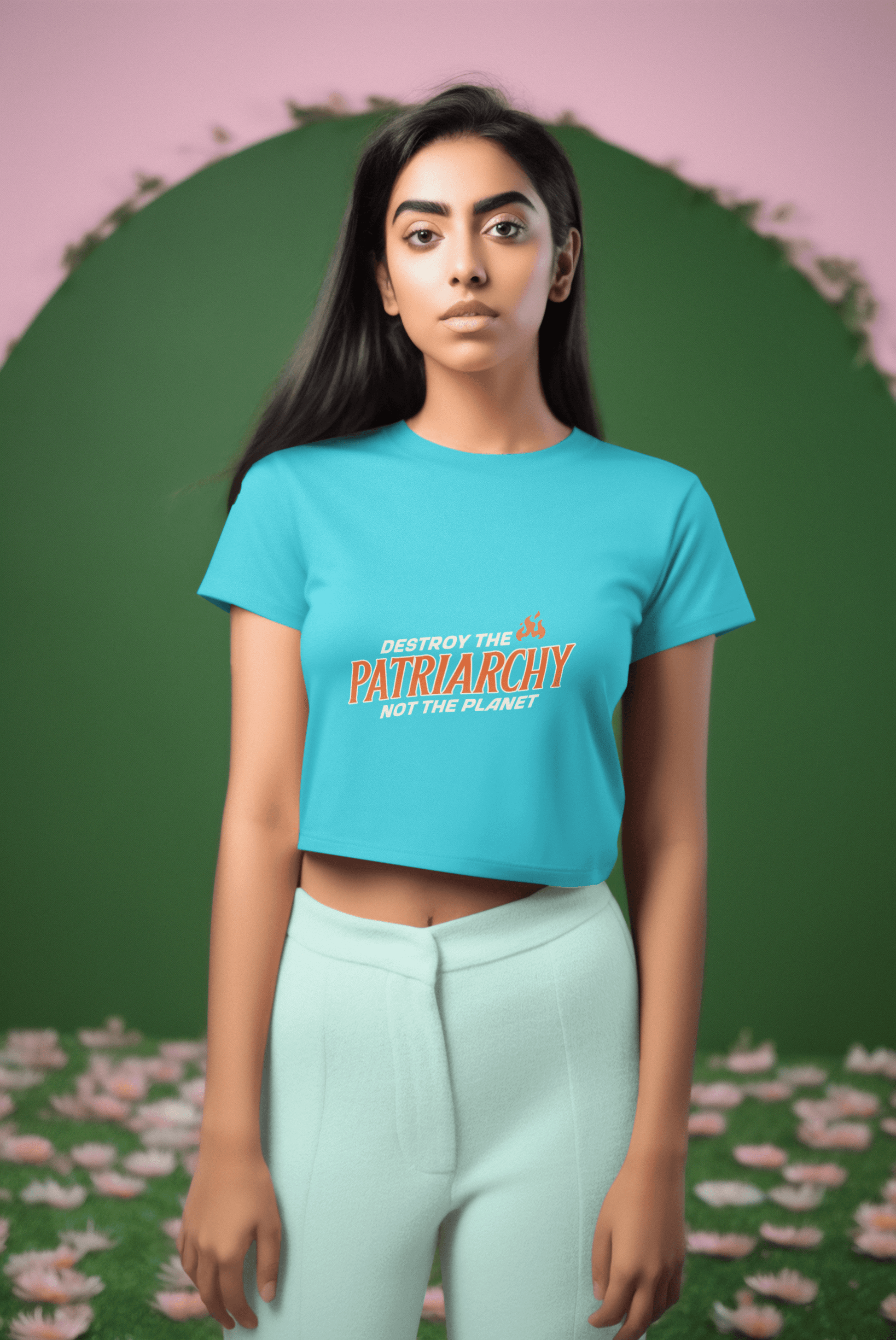 Patriarchy Women's Crop Top - Lyssian