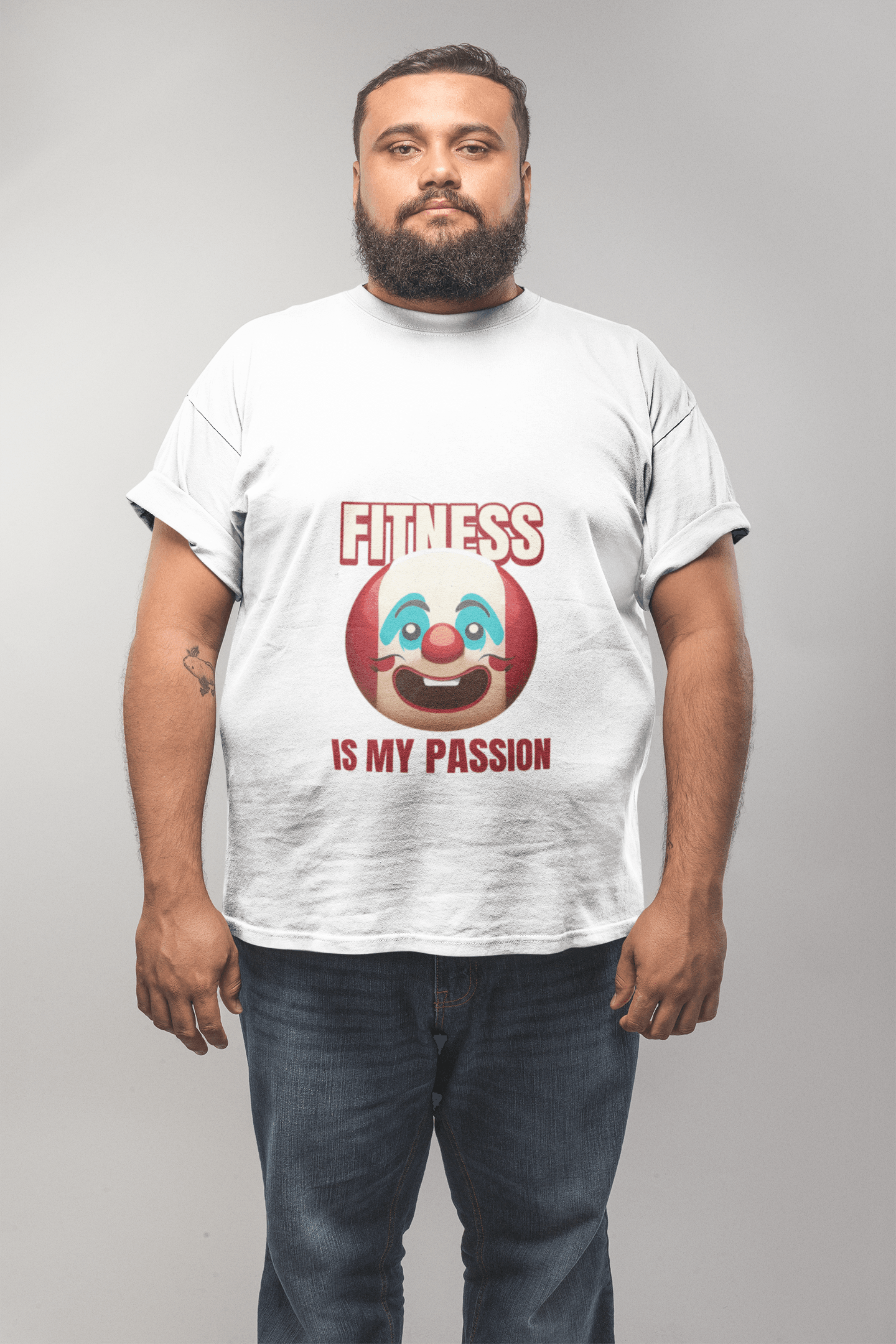 Passion Fitness Men's Plus Size T-shirt - Lyssian