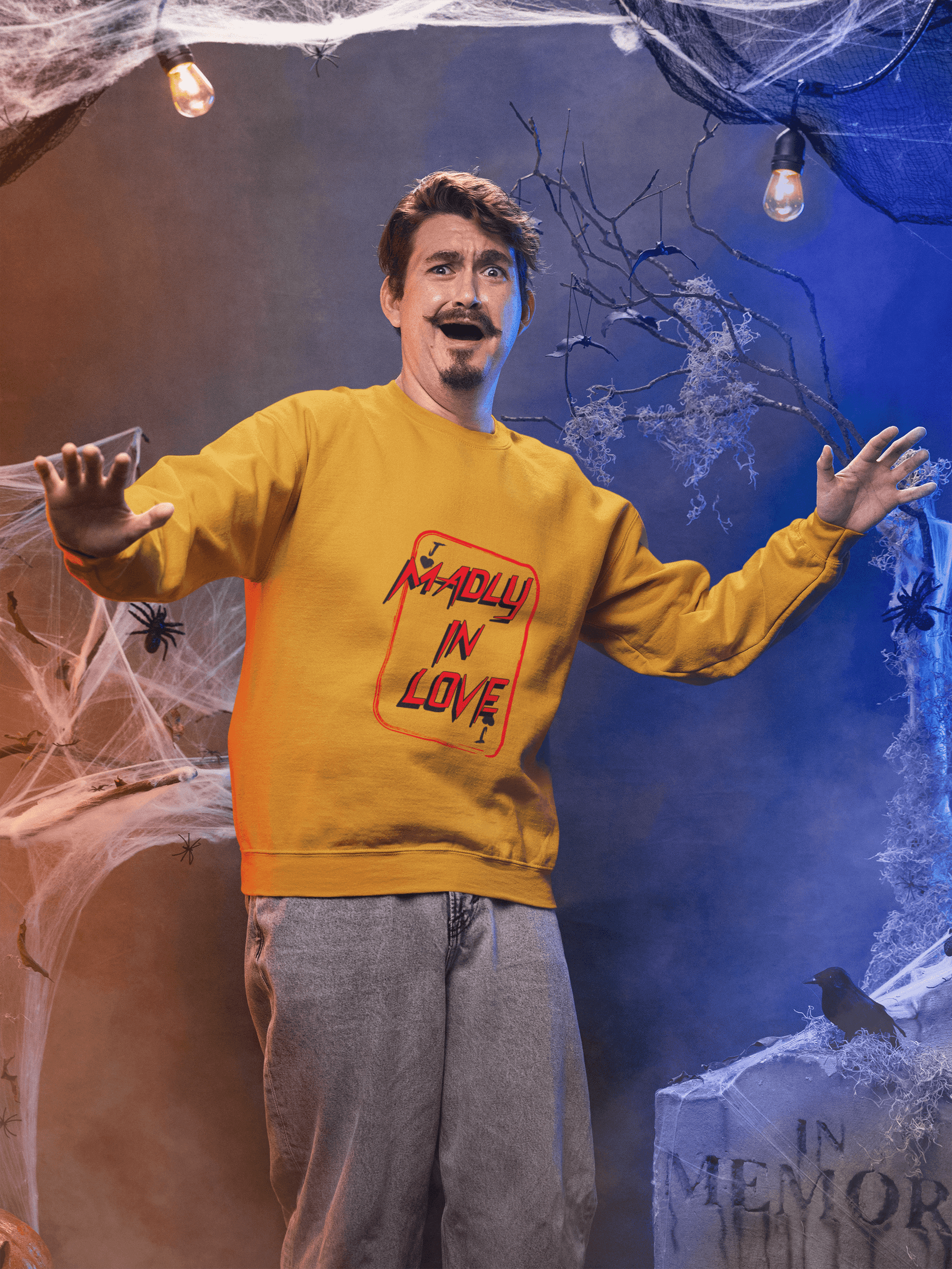 Mad in Love Men's Sweatshirt - Lyssian