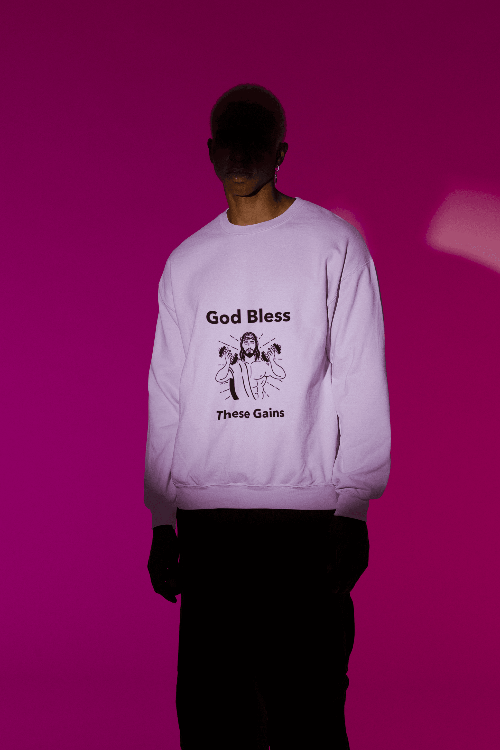 Blessed Gains Men's Sweatshirt - Lyssian